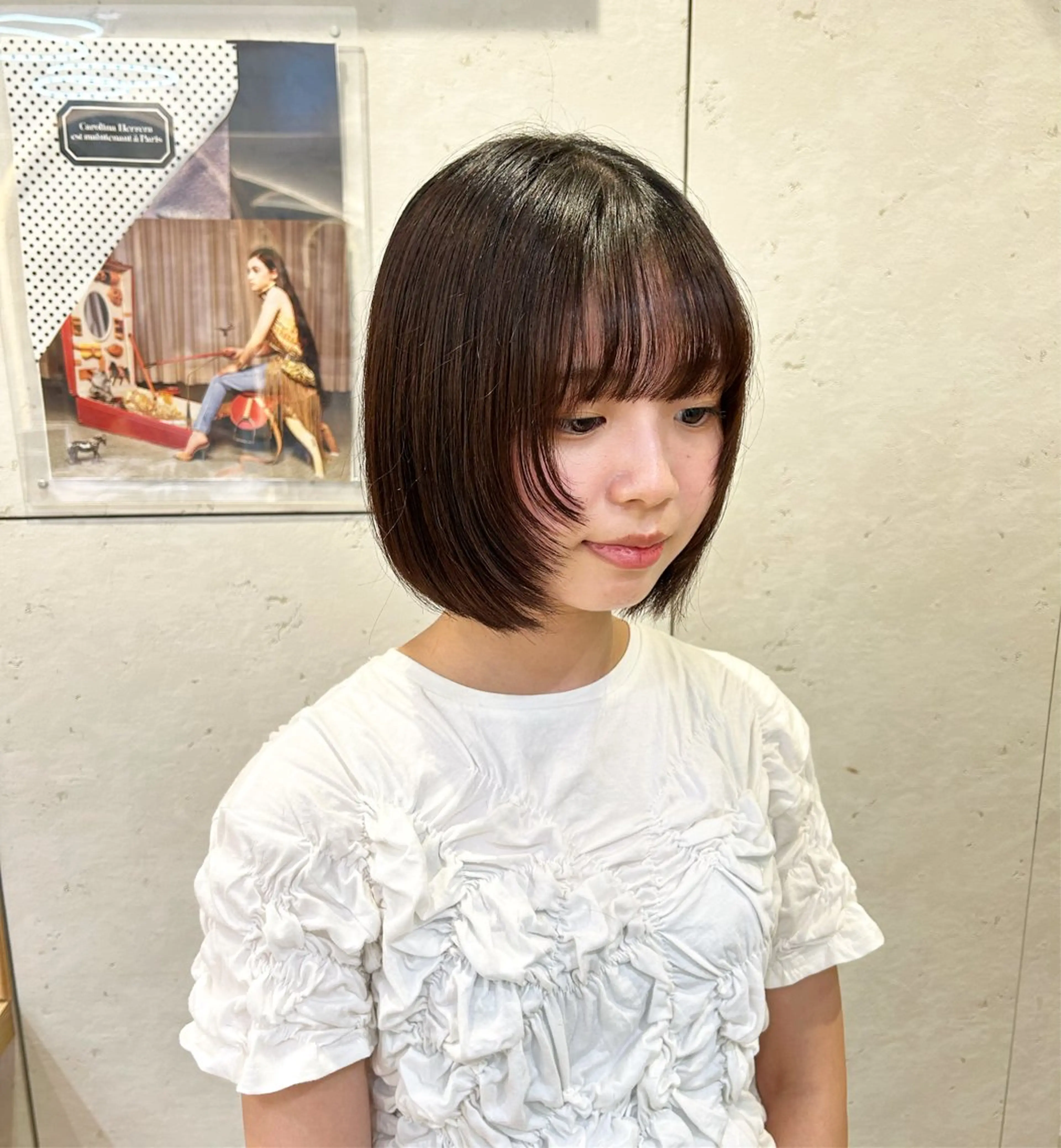 莉乃/縮毛矯正/髪質 改善/艶カラーのヘアスタイル