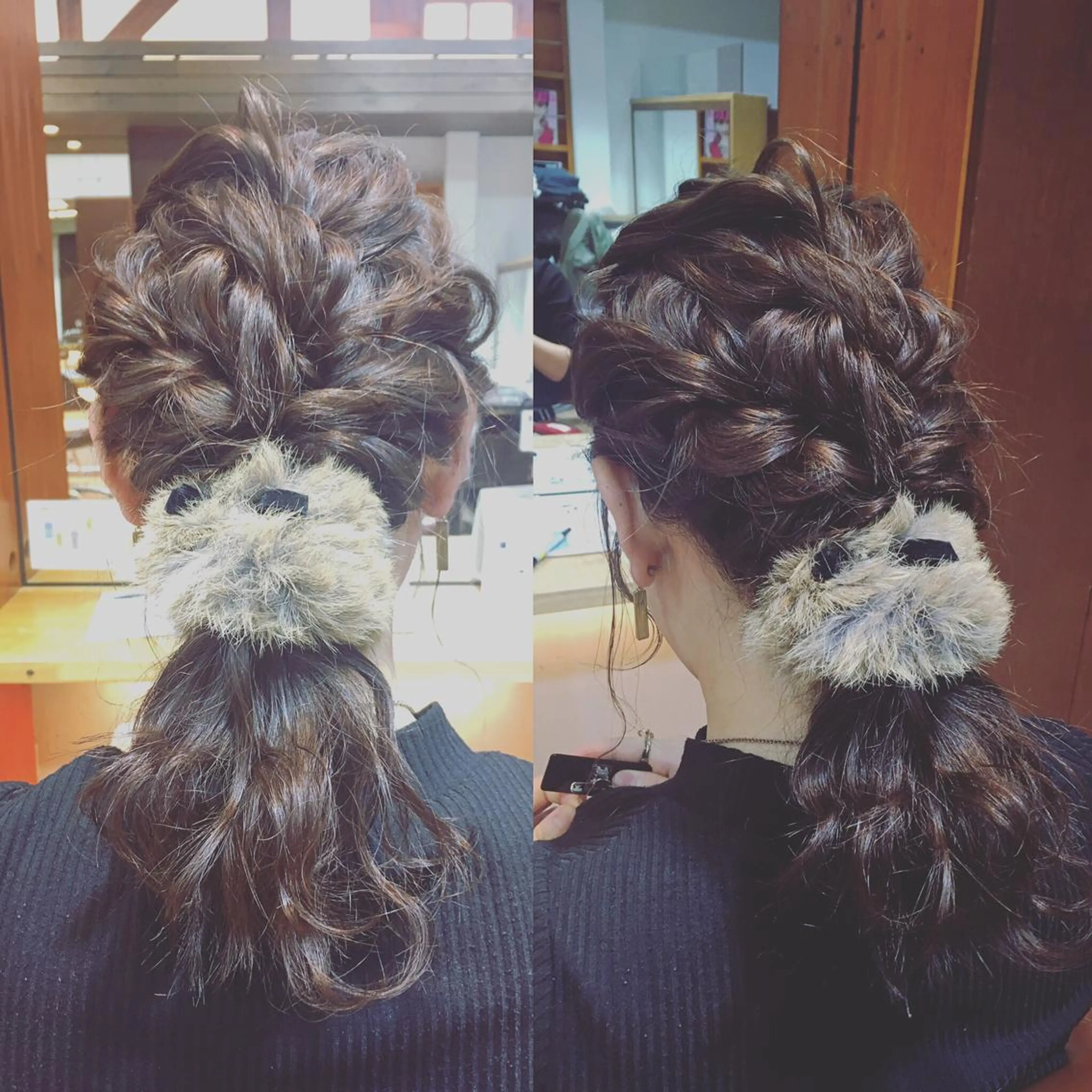 ミディアム ヘアアレンジ ✨🌿大人可愛い愛さ れhair🌿✨松本のヘアスタイル