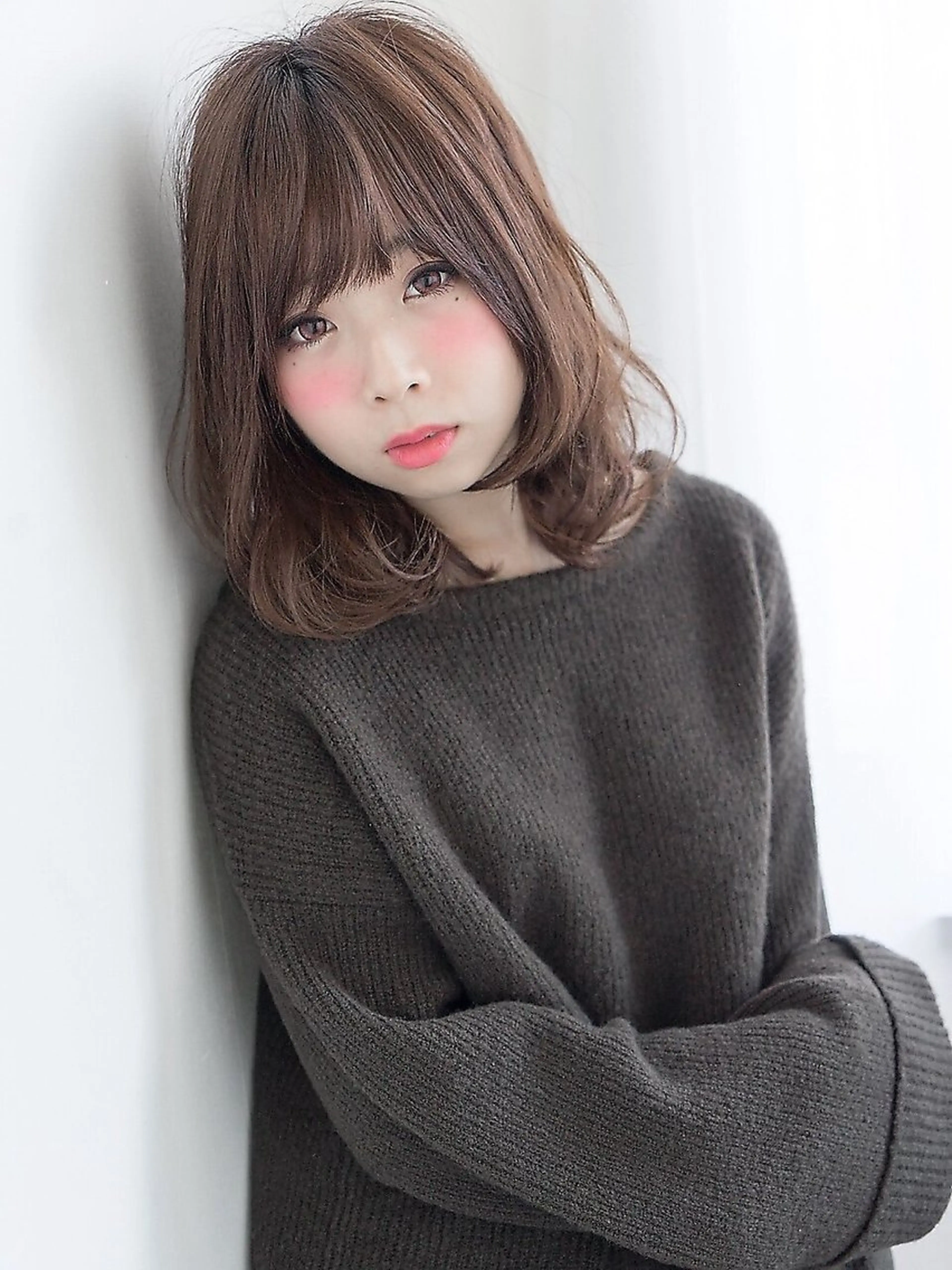 ミディアム カット 🌟髪質改善と艶 ✨相場つかさのヘアスタイル