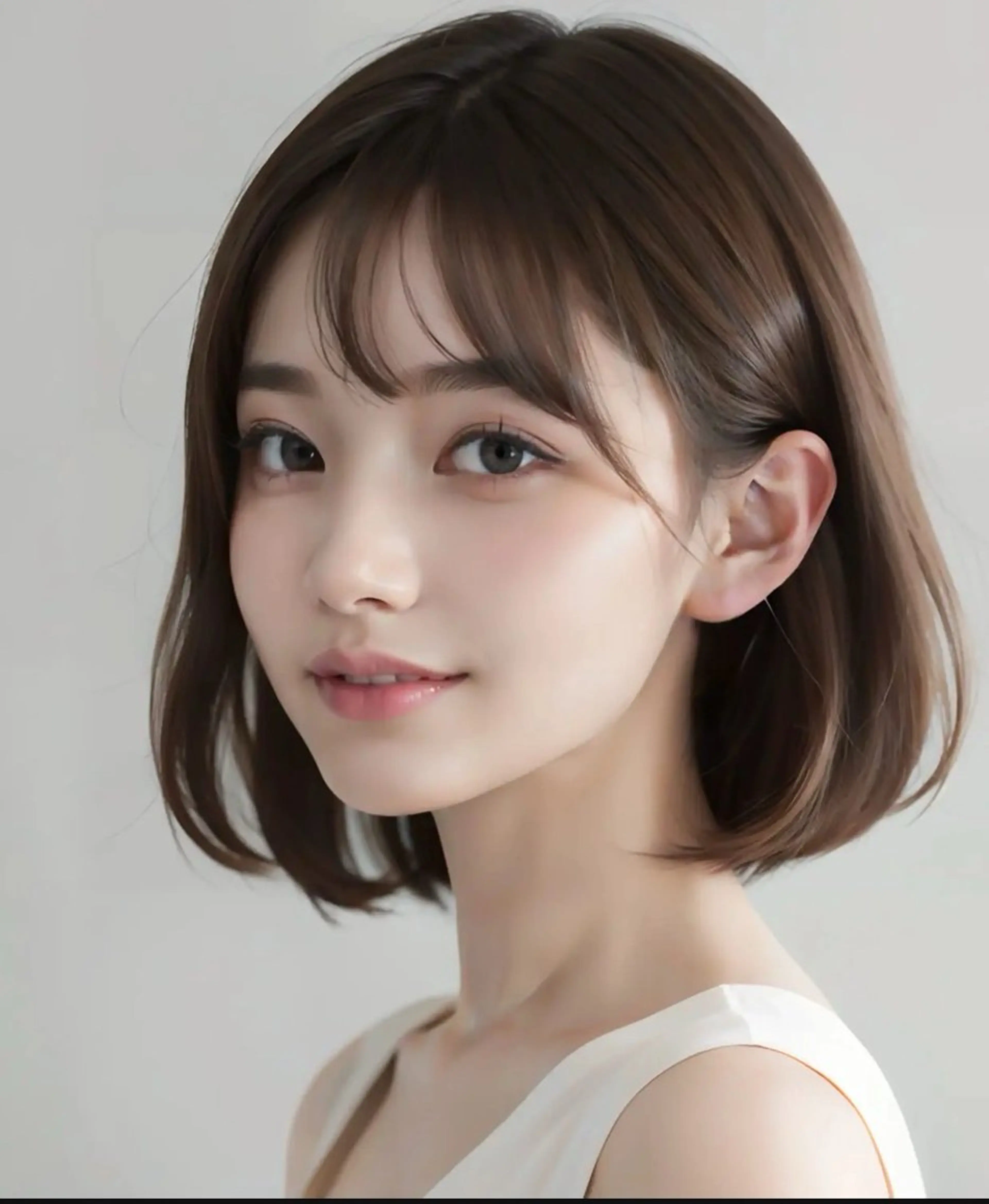 ご新規様限定前髪＋顔周りカット＋ワンカラー＋最高級TOKIOトリートメントの写真