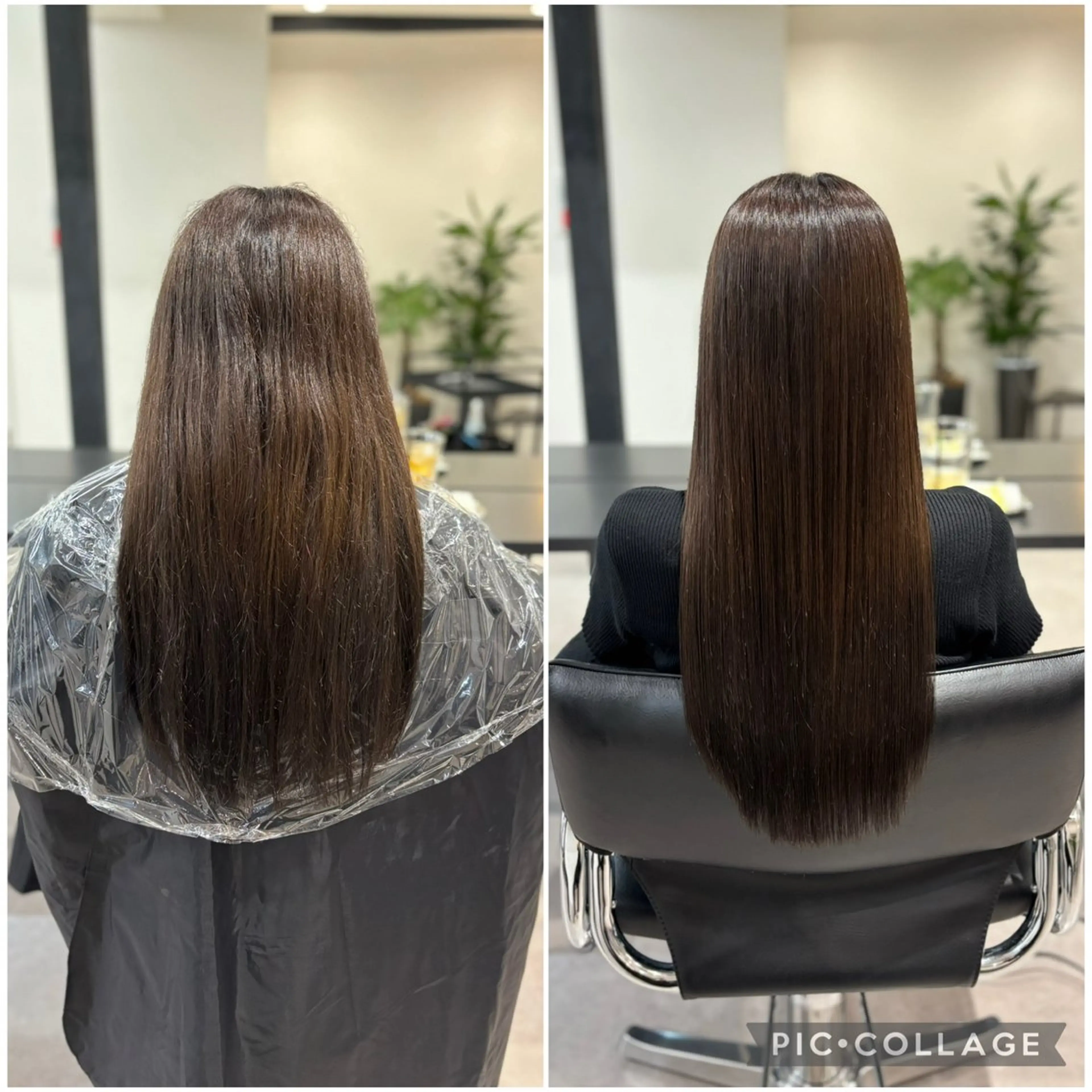 ロング 縮毛矯正 トリートメント ユカ🩵髪質改善 🩵完全マンツーマンのヘアスタイル