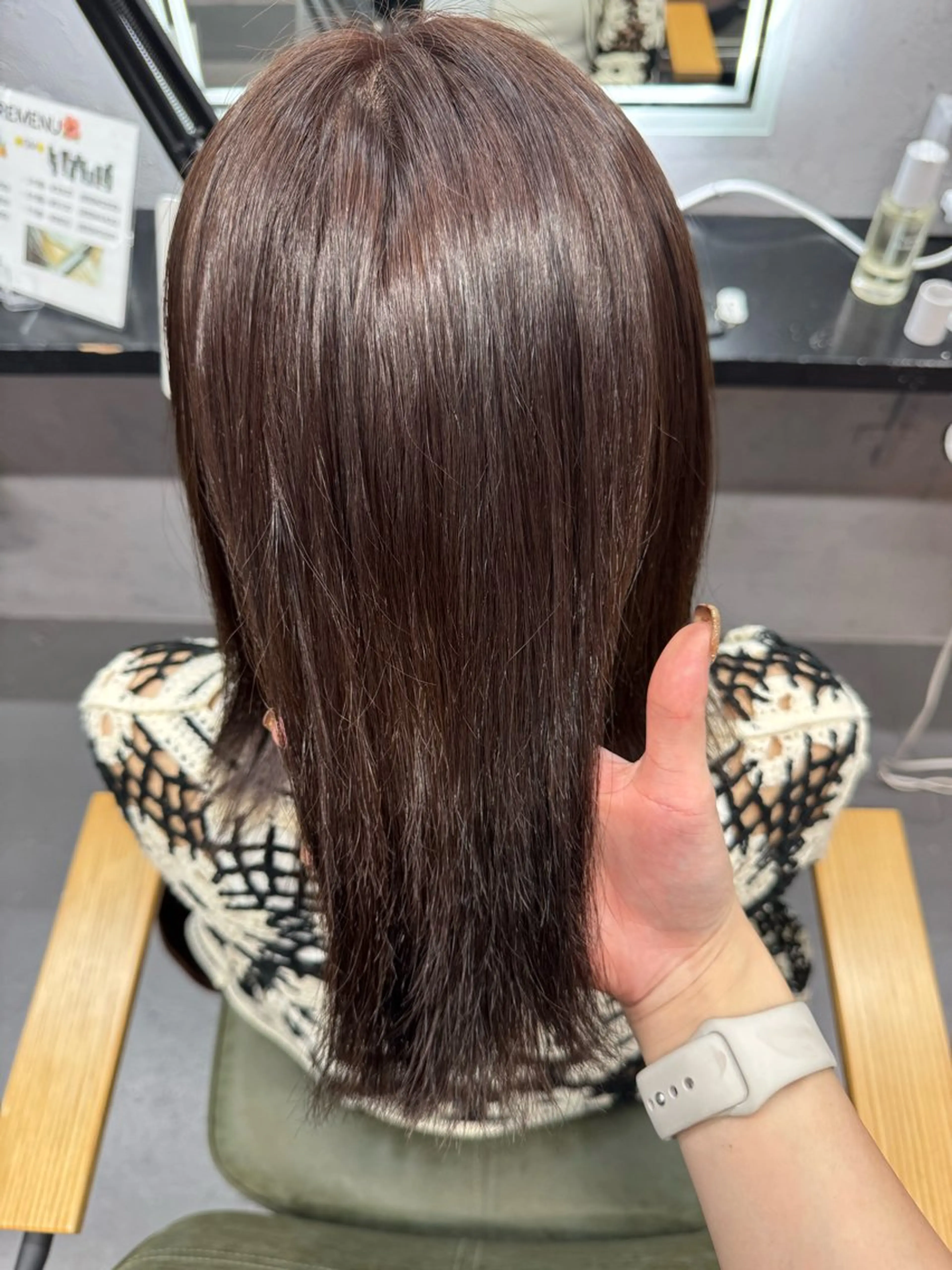 カラー ヘアカラー トリートメント 籔上 凜のヘアスタイル