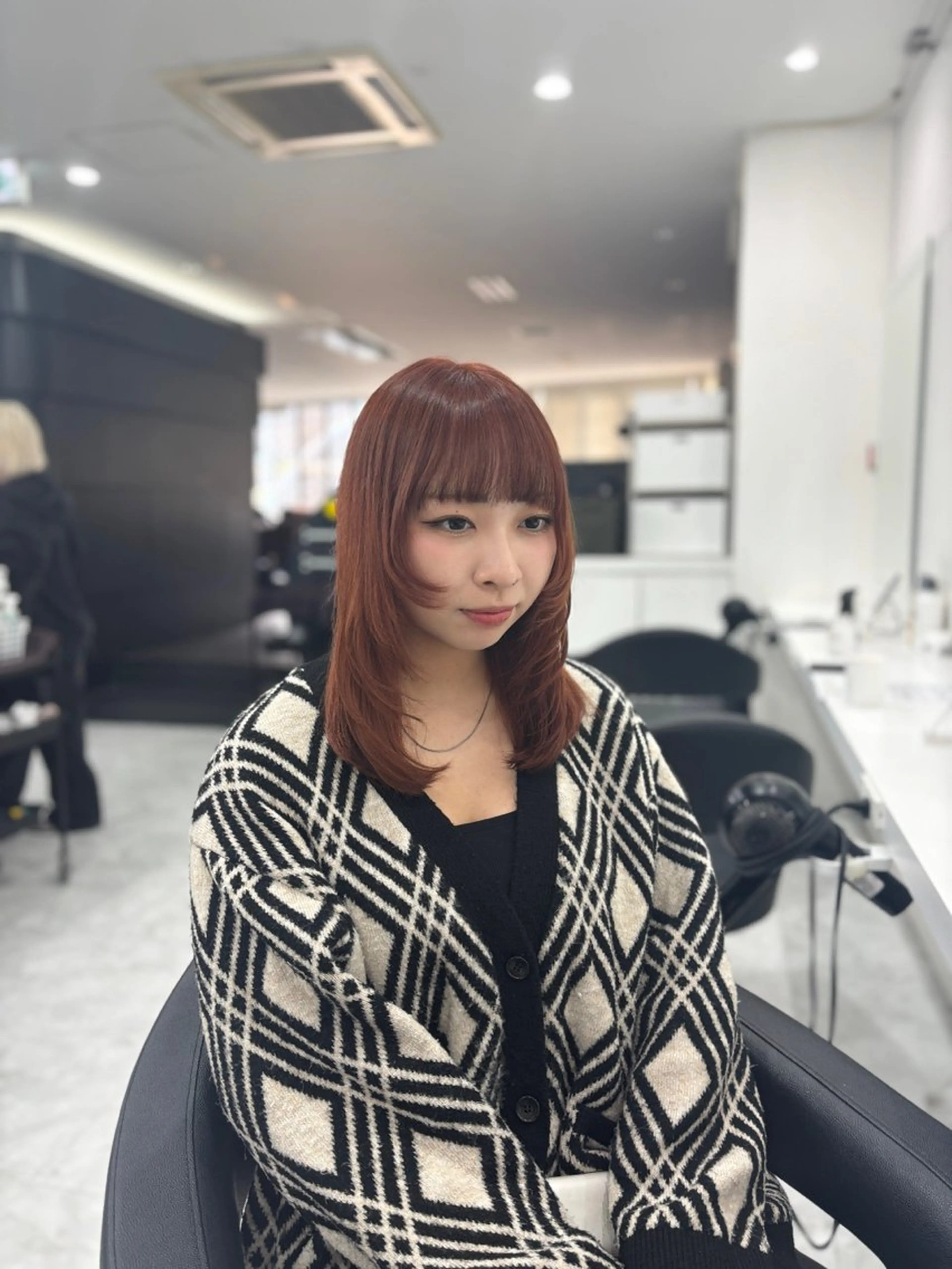 カラー ヘアカラー トリートメント ヘッドスパ ヘアセット 🎀ツヤ髪✖︎ 暖色🎀RYUKAのヘアスタイル