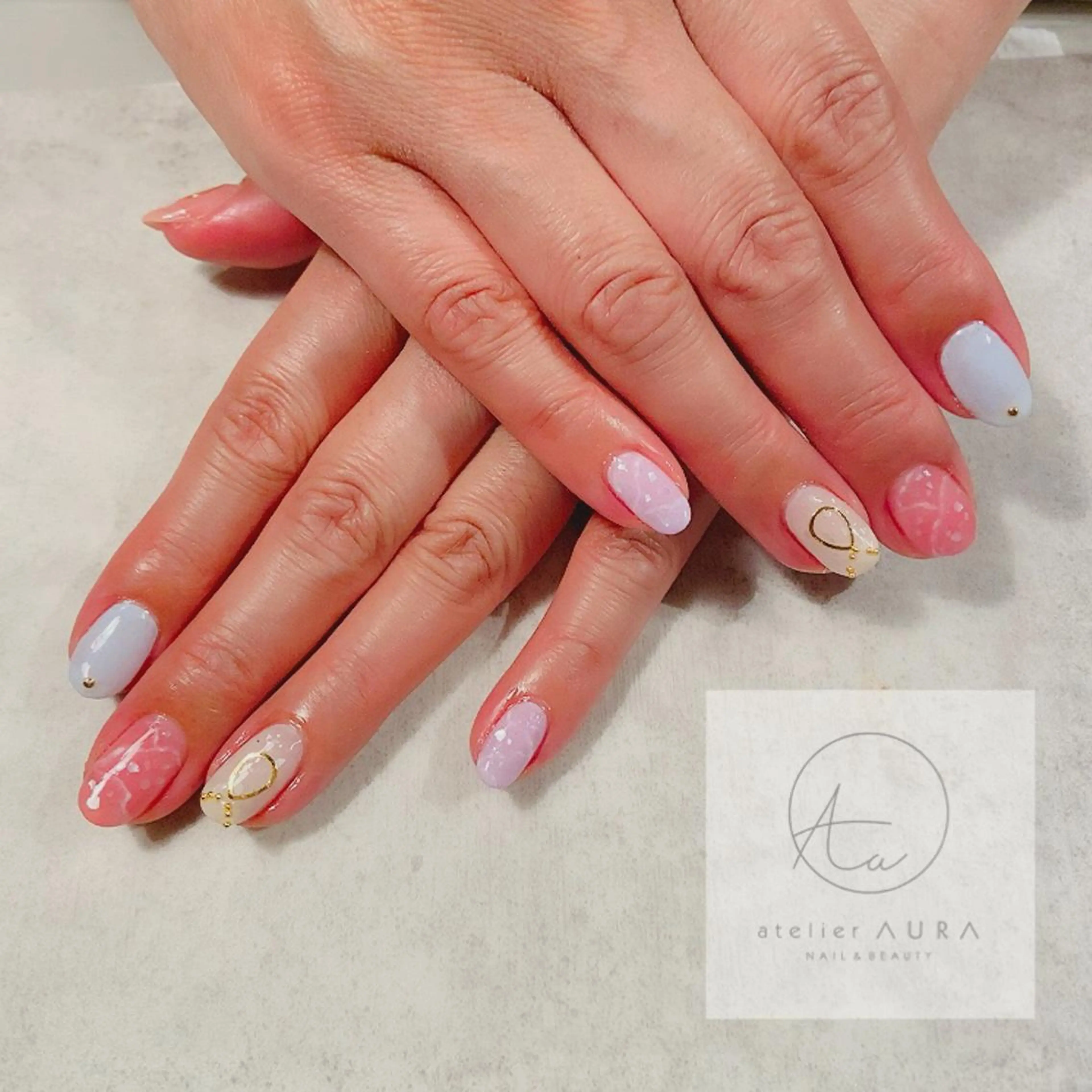 ネイル atelier AURA ｱﾄﾘｴ ｱｳﾗ所属・atelier AURAのネイルデザイン