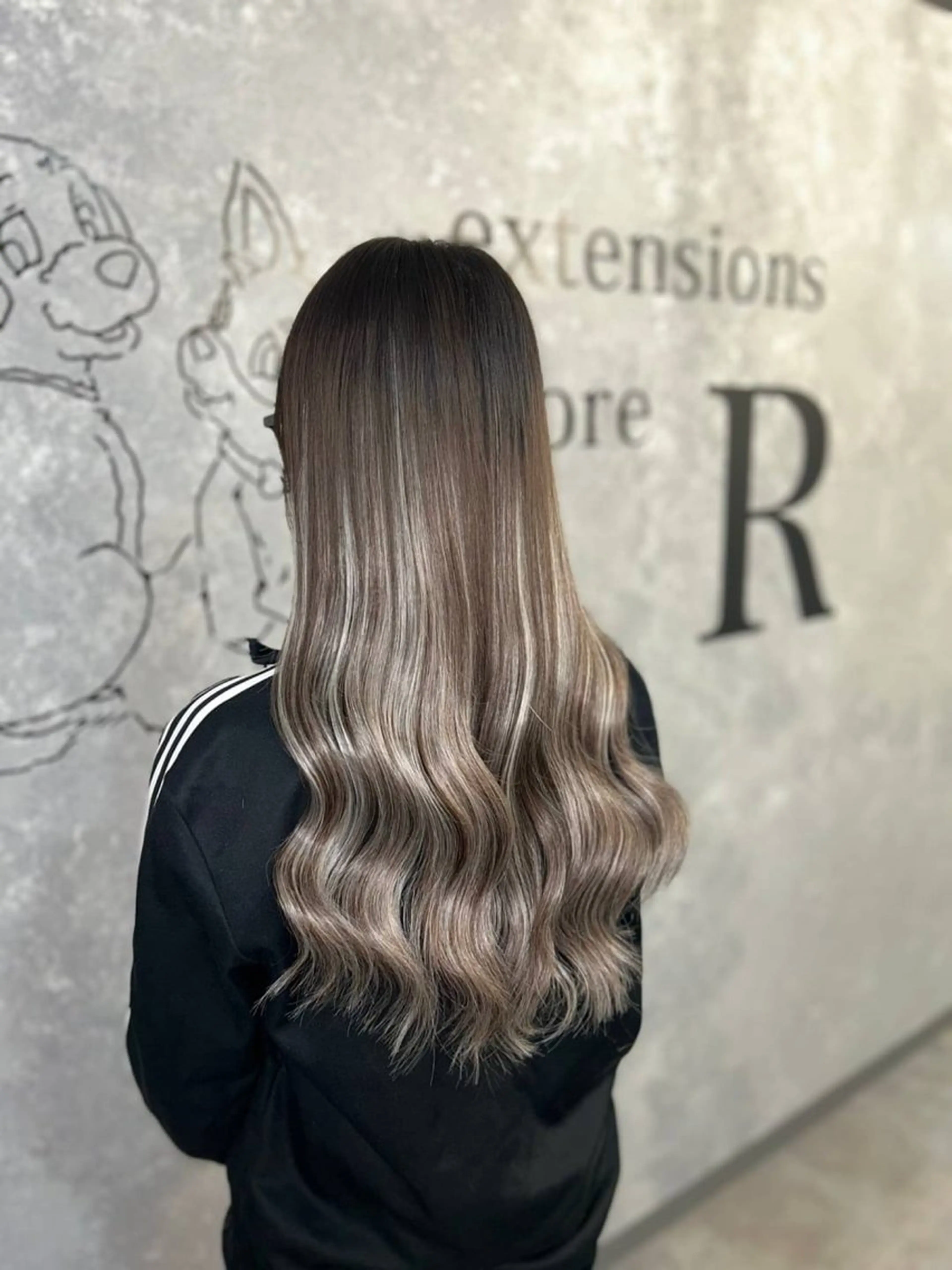 ロング ヘアアレンジ エクステ eye エクステ専門店Rのヘアスタイル