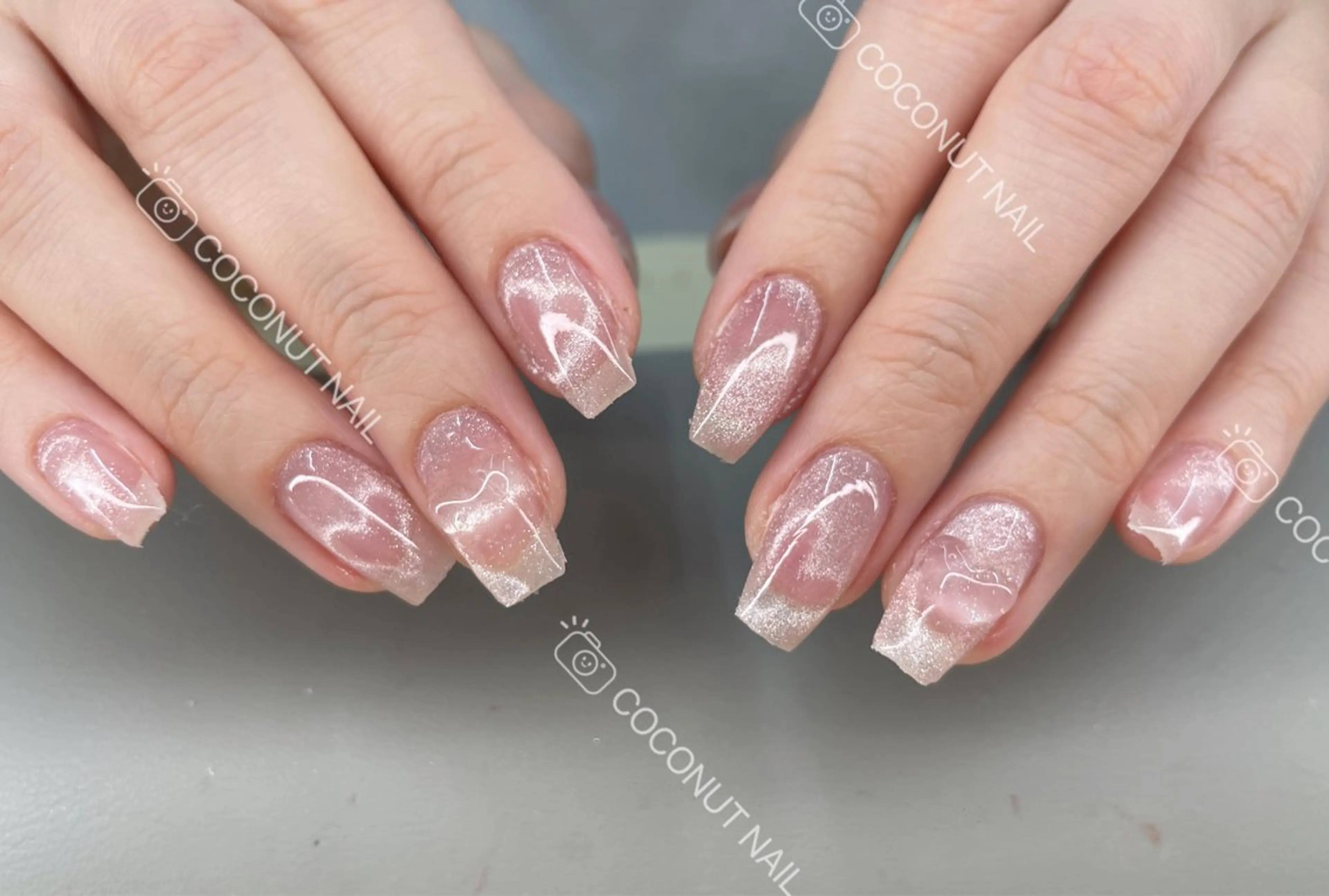 ネイル ハンドネイル 神田 ココナッツのネイルデザイン