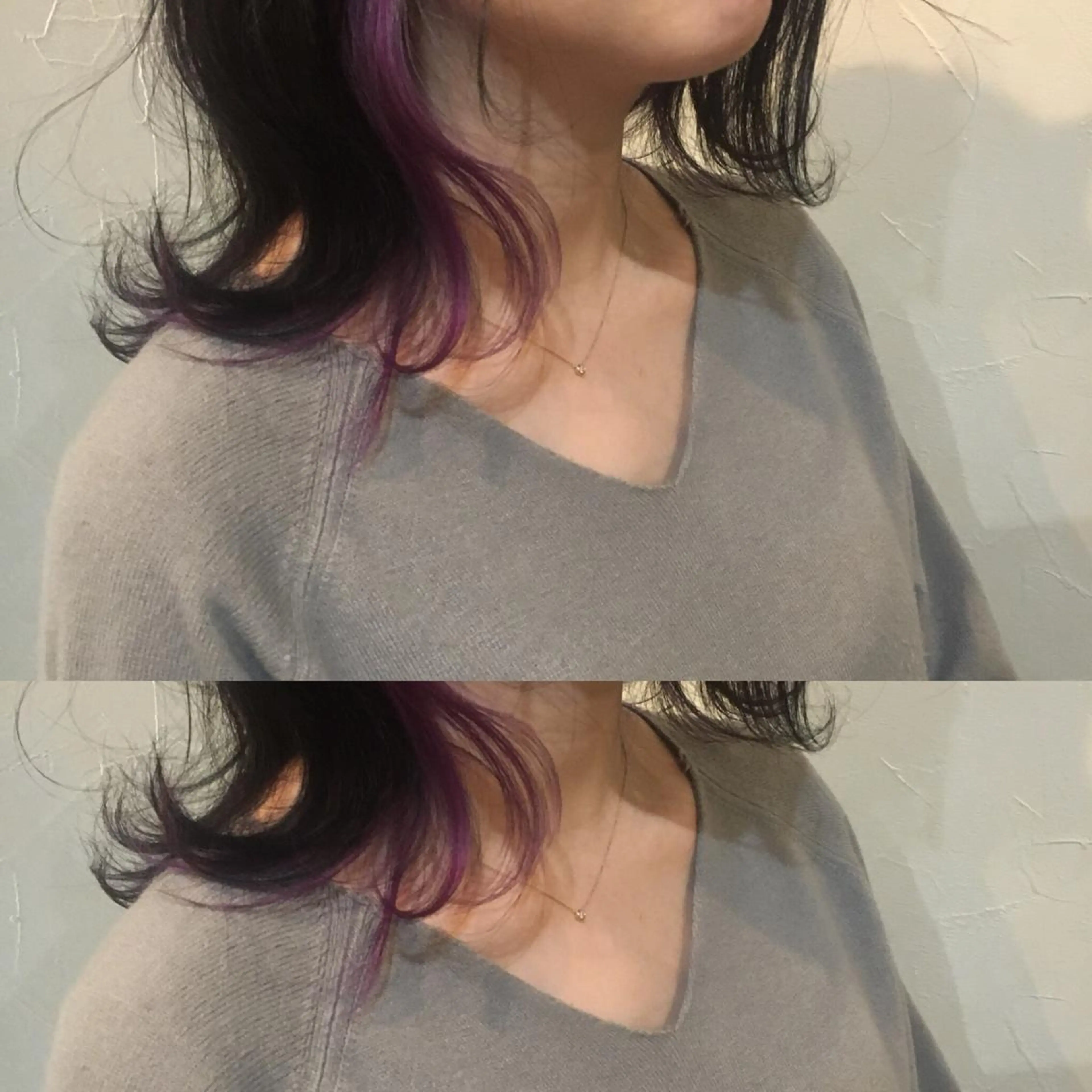 カラー インナーカラー 血分 優人のヘアスタイル