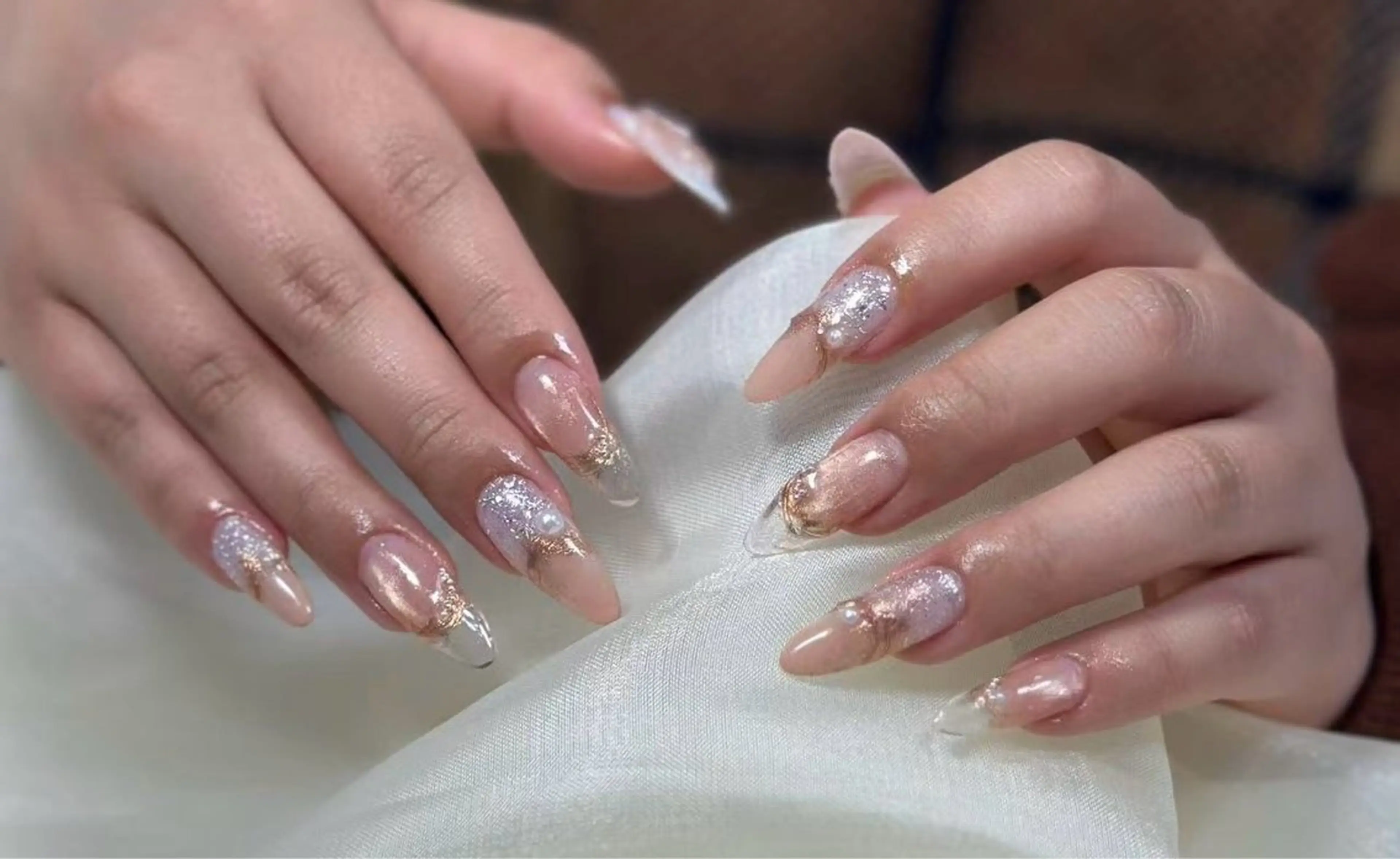 ネイル アートネイル 長さ出し 持ち込み ネイルチップ ハンドネイル YOIネイルサロン所属・YOINAIL ヨイネイルサロンのネイルデザイン