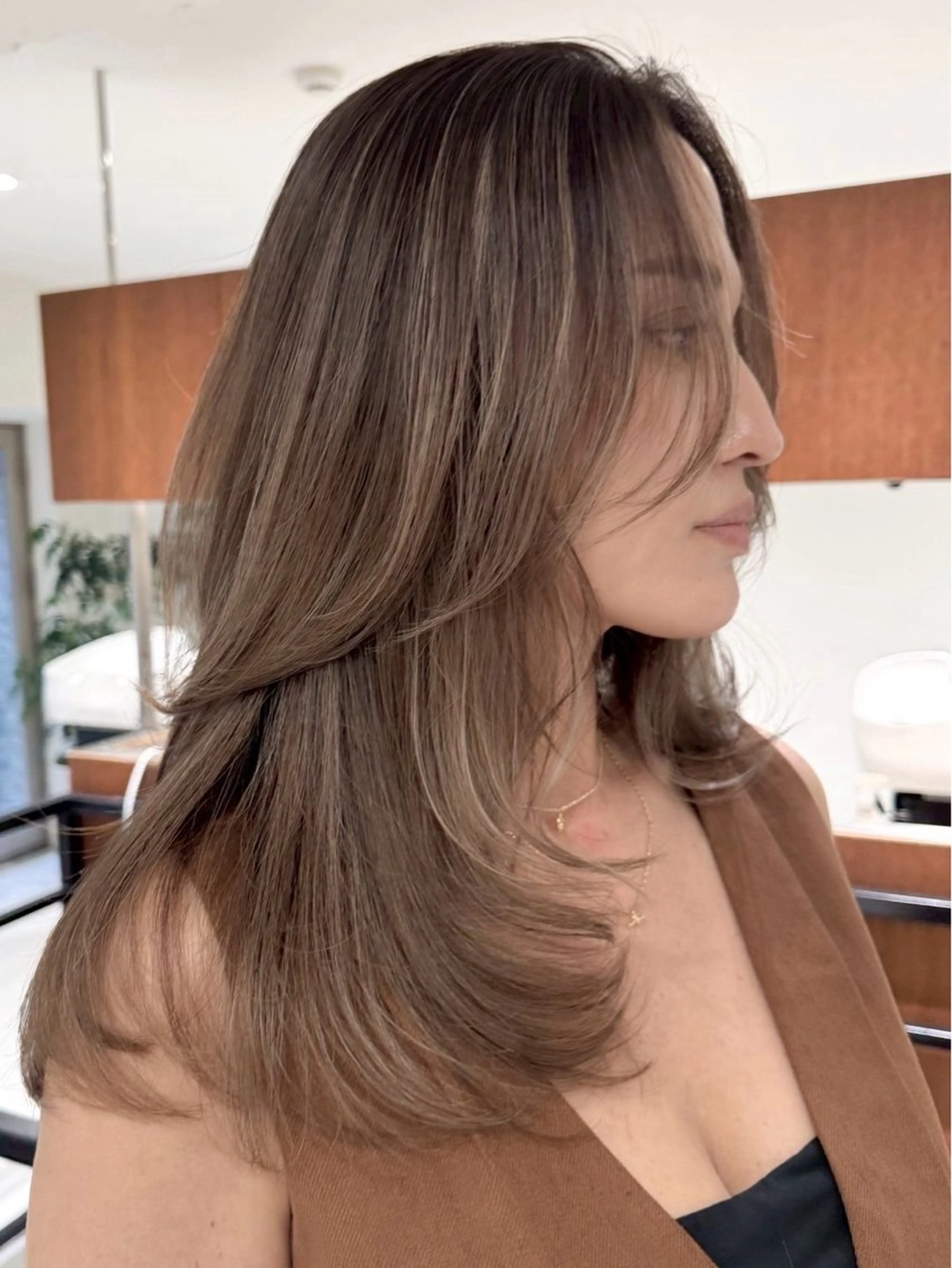 ロング カラー ベージュカラー ハイライトカラー ハイライト ヘアカラー 🌈透明感カラー🌈 🌟吉田祐介🌟のヘアスタイル