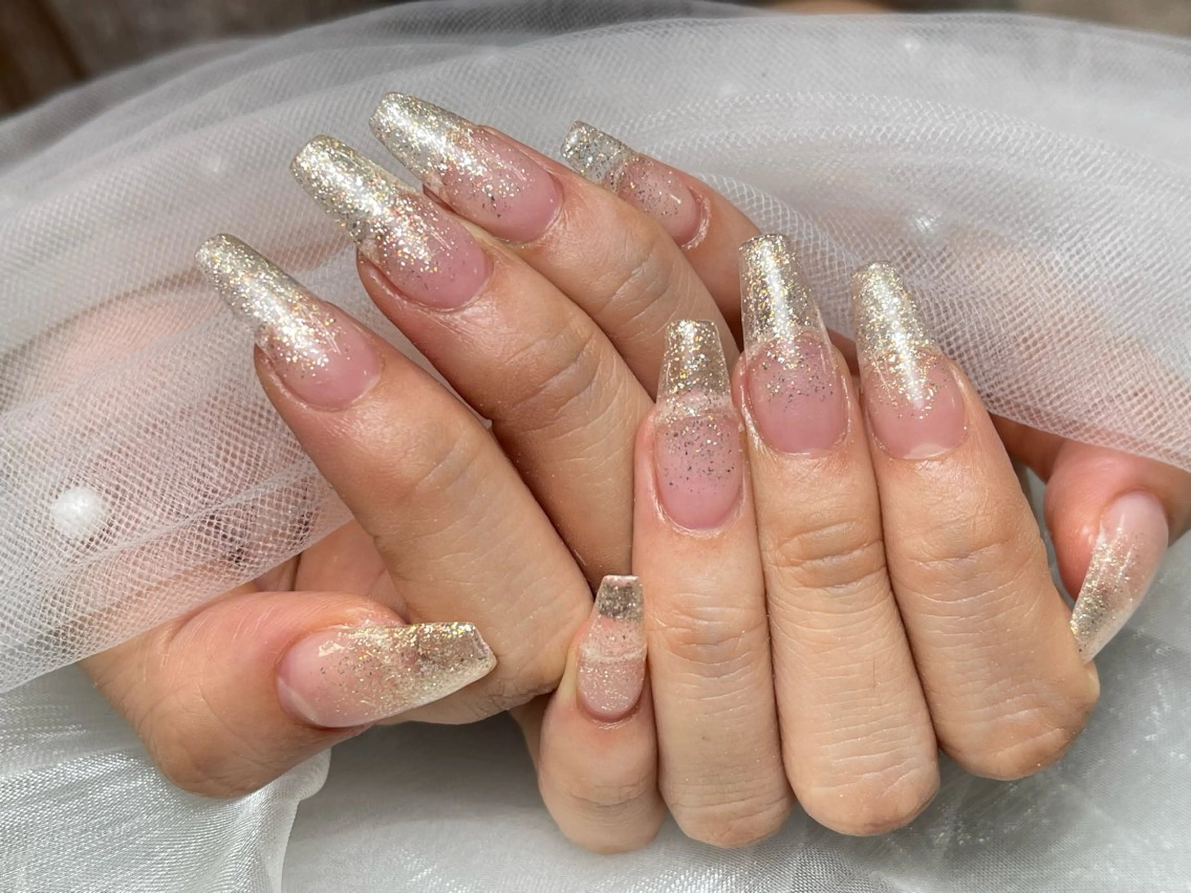 メンズ ネイル メンズ韓国風 アートネイル フレンチネイル ジェルネイル キラキラネイル ハンドネイル Bloom スカルプ専門店のネイルデザイン