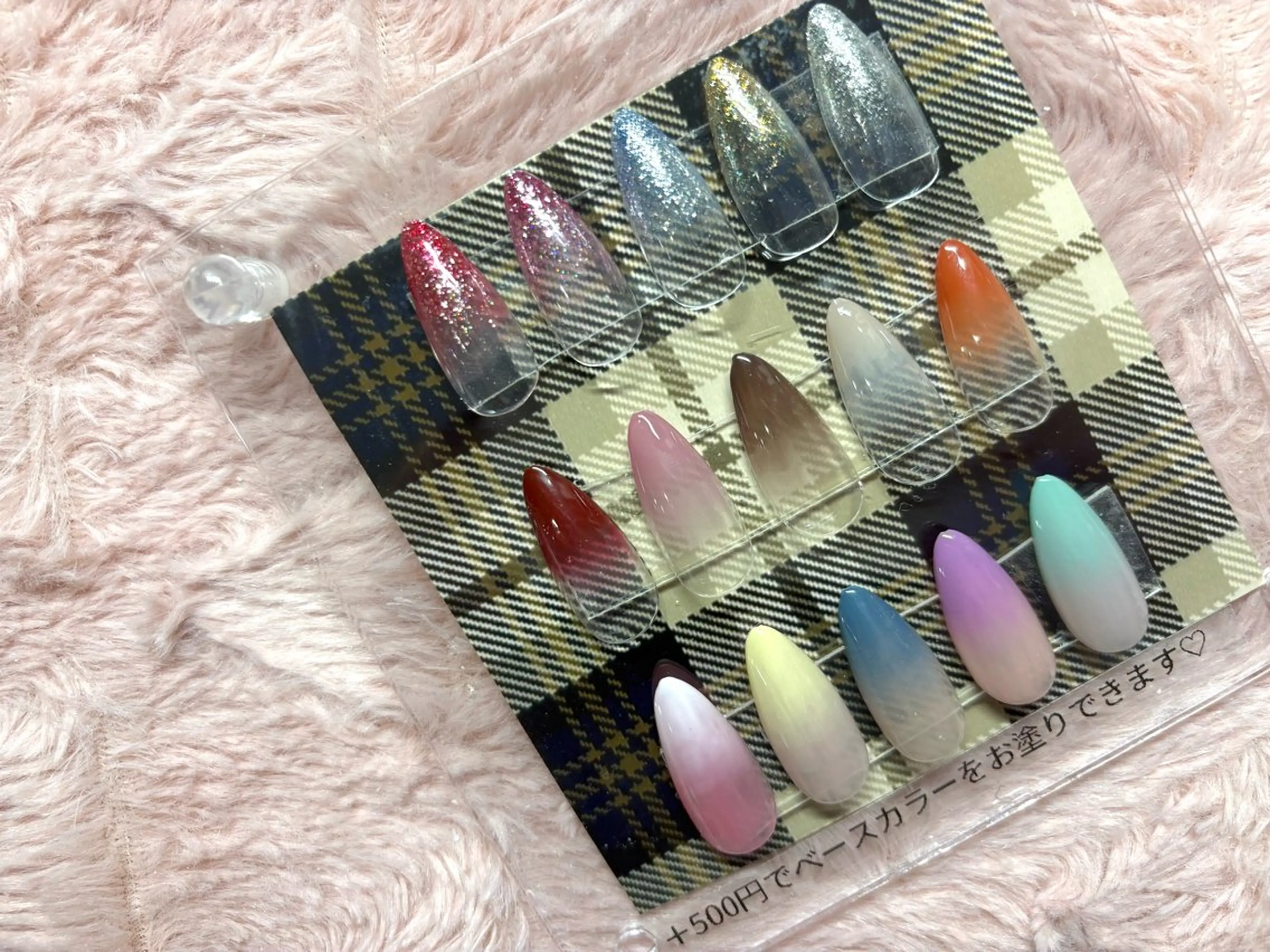 ネイル クリアネイル グラデーション Nail Salon RiLion所属・kaho  🧸🎀 RiLionのネイルデザイン