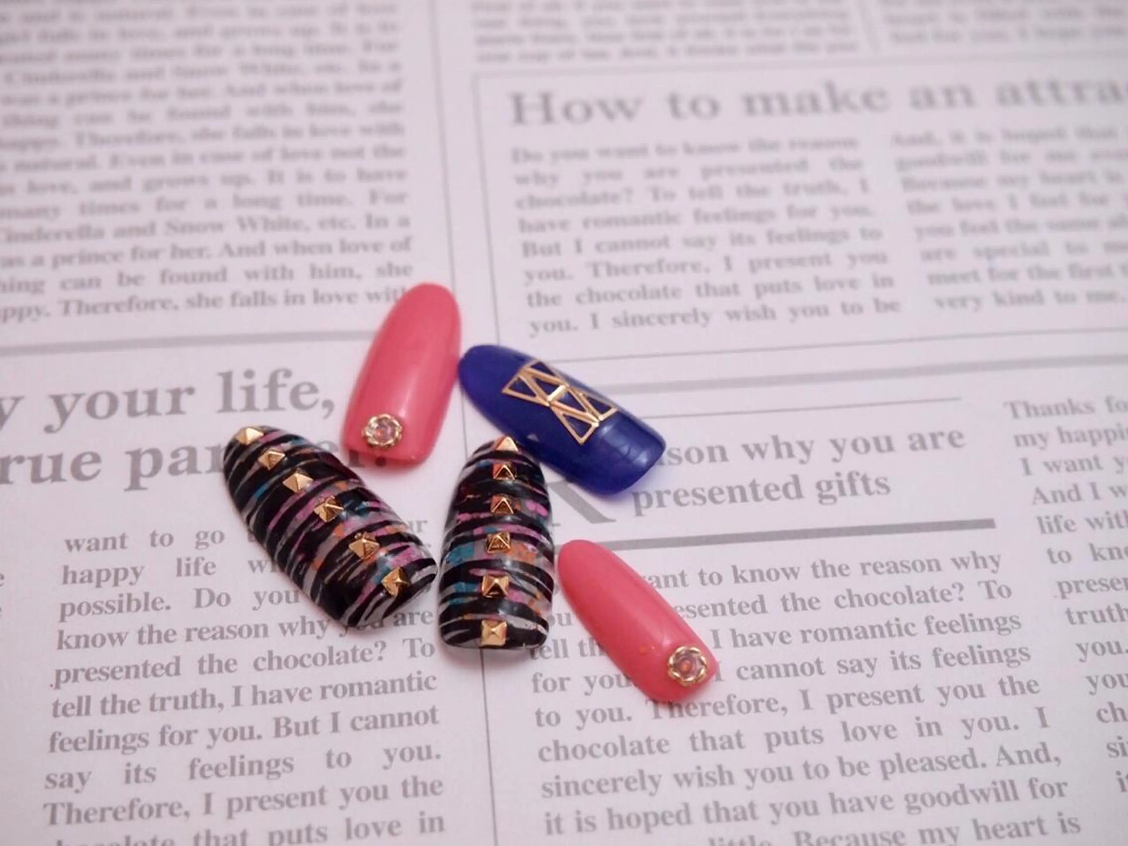 ネイル アニマル柄 フラワーネイル NAIL'S MODAのネイルデザイン