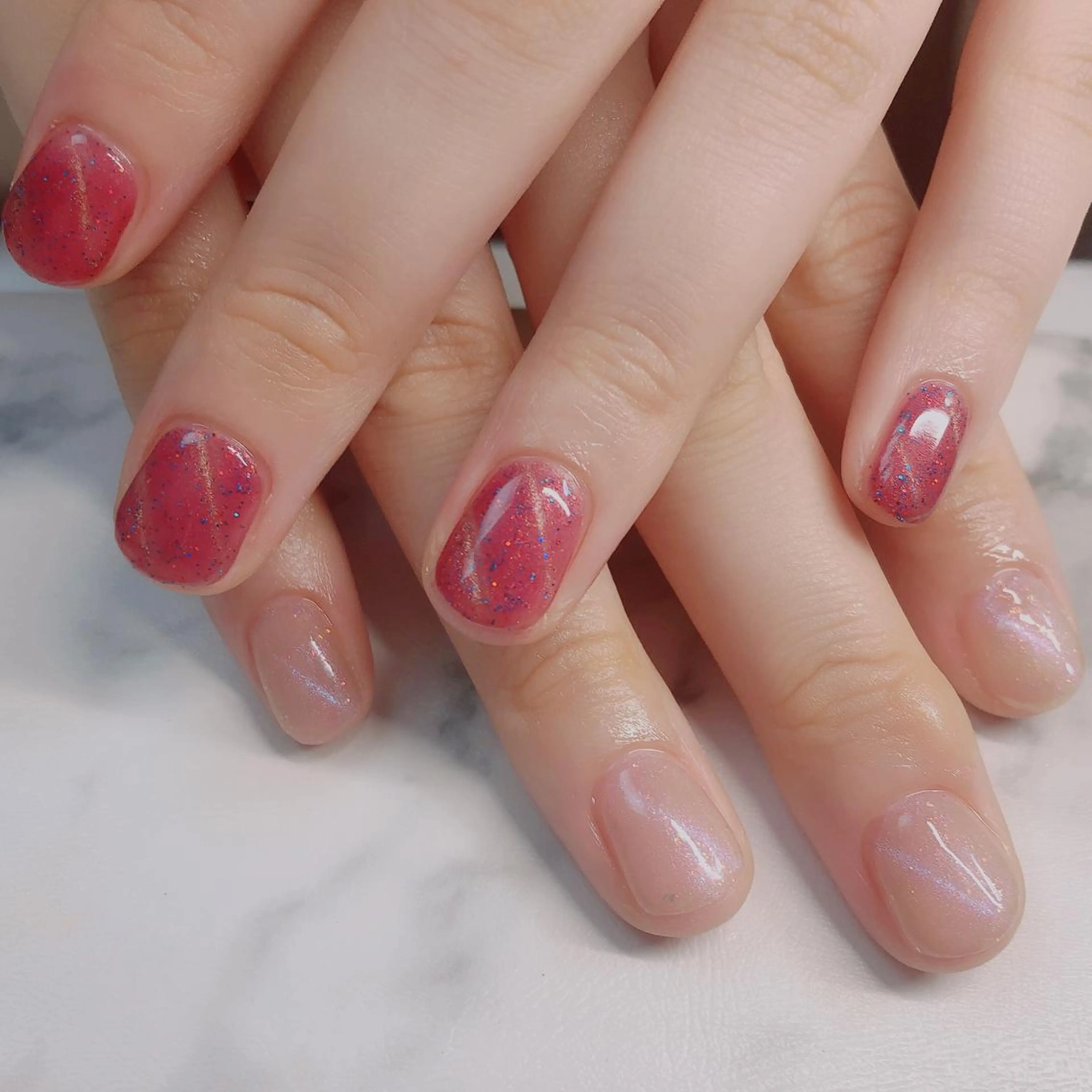 ネイル ハンドネイル ネイルサロンエクラ 🫧Shizukaのネイルデザイン