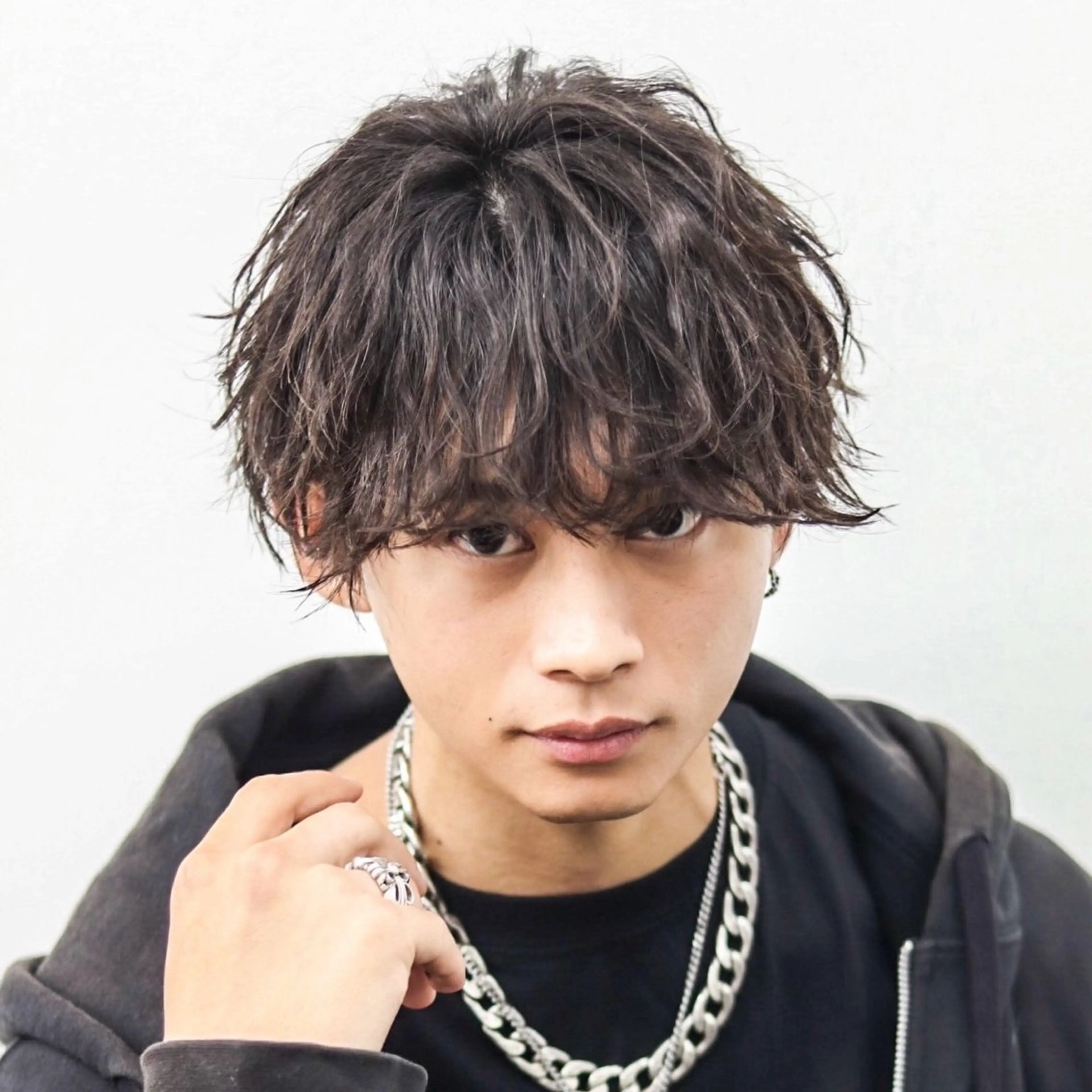 ショート カラー パーマ メンズ メンズパーマ カット パーマ 🔥メンズ🔥かっこ いいが正義！代表柿崎のヘアスタイル