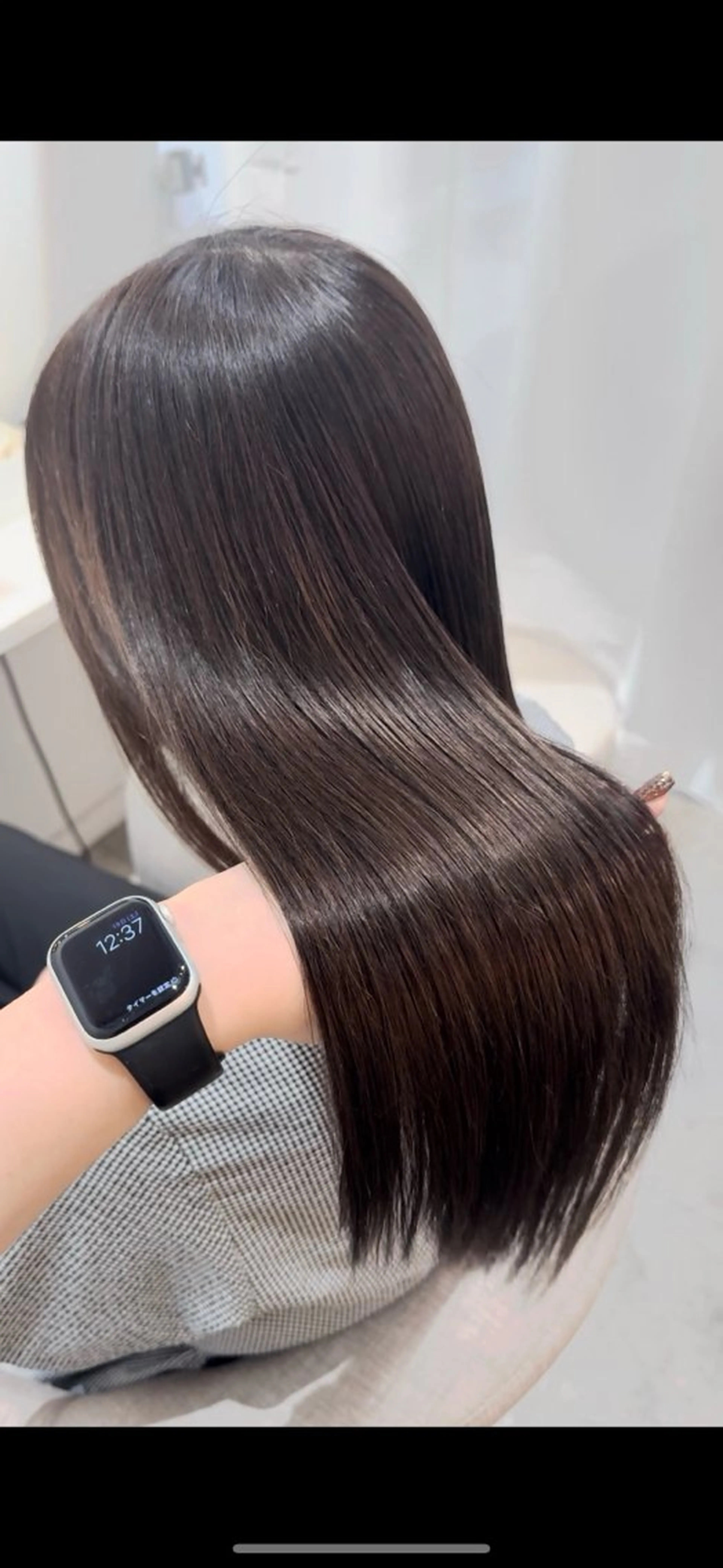 ロング カラー ベージュカラー 透明感カラー ラベンダーカラー ラベンダーベージュ カット ヘアカラー トリートメント 赤み無し柔らかカラー 【梅田】madokaのヘアスタイル