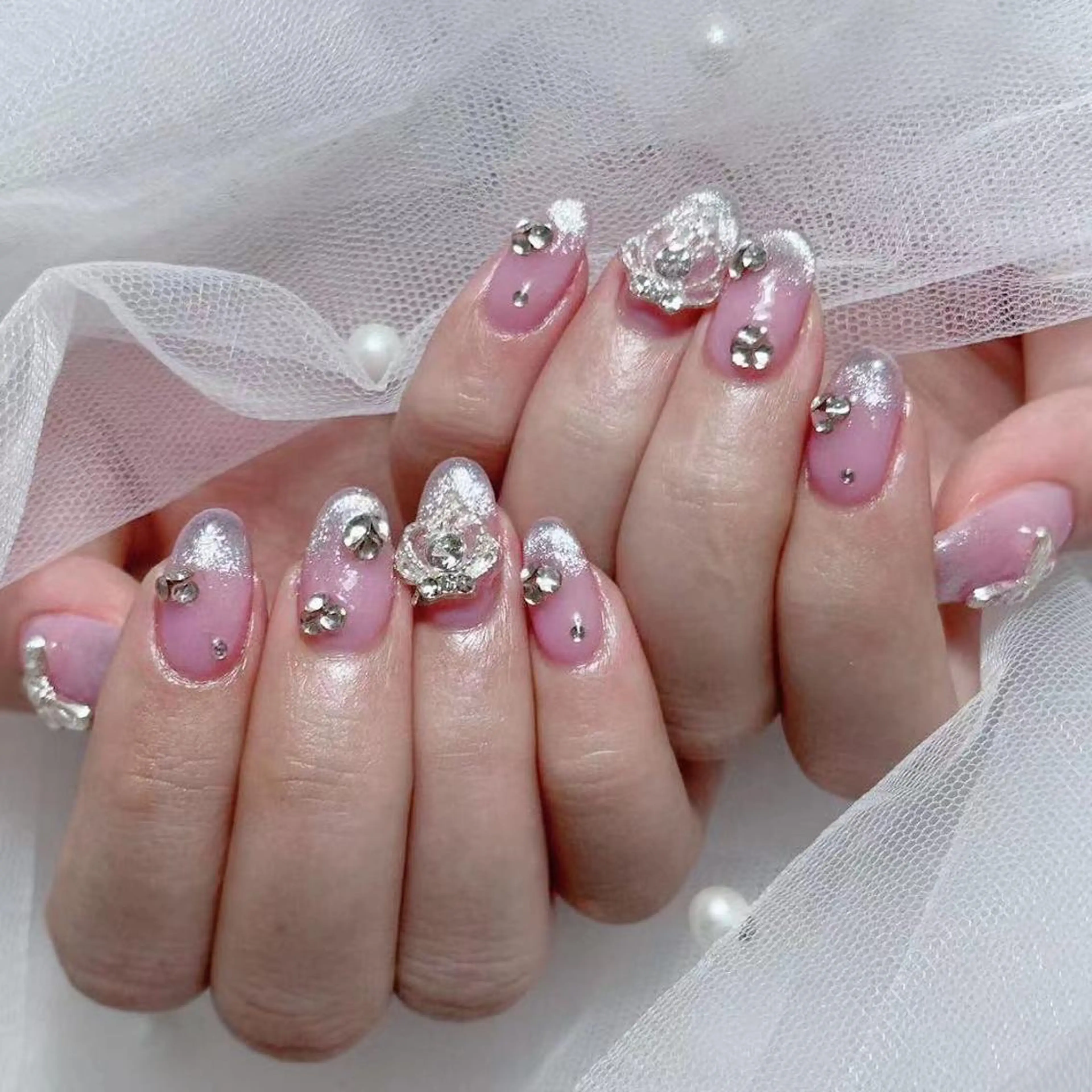 ネイル 持ち込み Hana 🎗のネイルデザイン