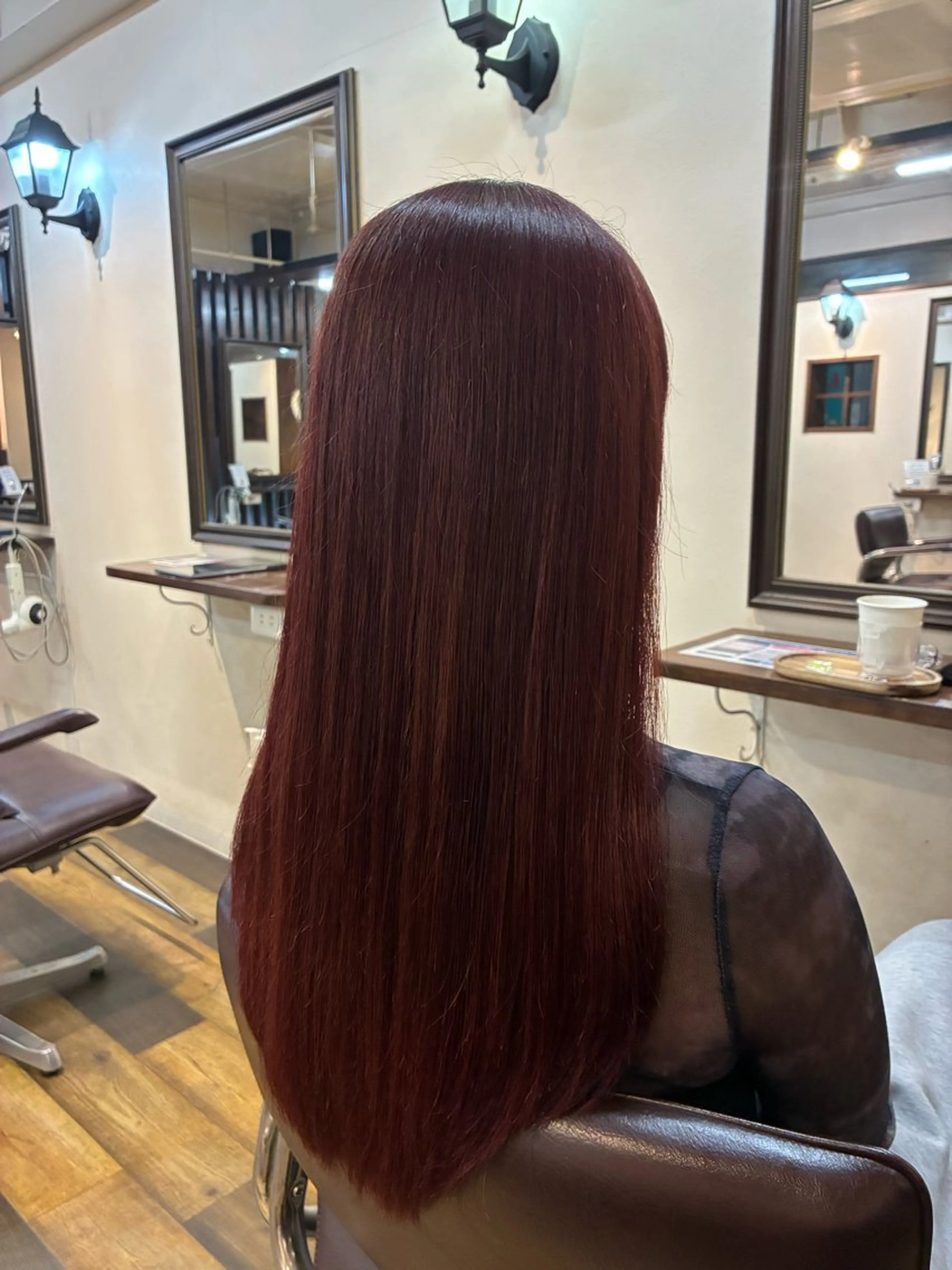 髪質改善カラーの写真