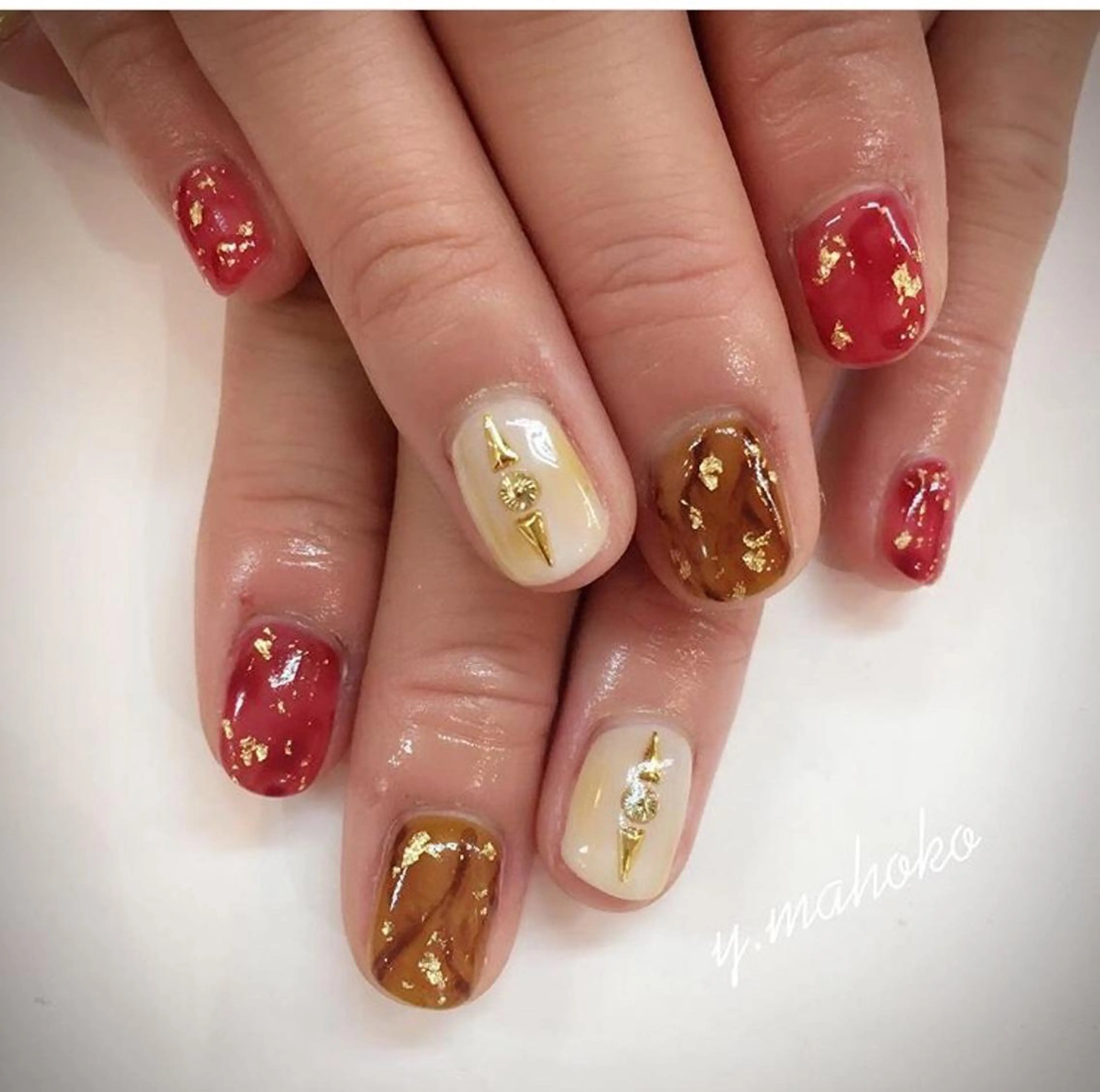 ネイル She nail studio 原宿所属・パラジェル有/ スカルプ/mahoのネイルデザイン