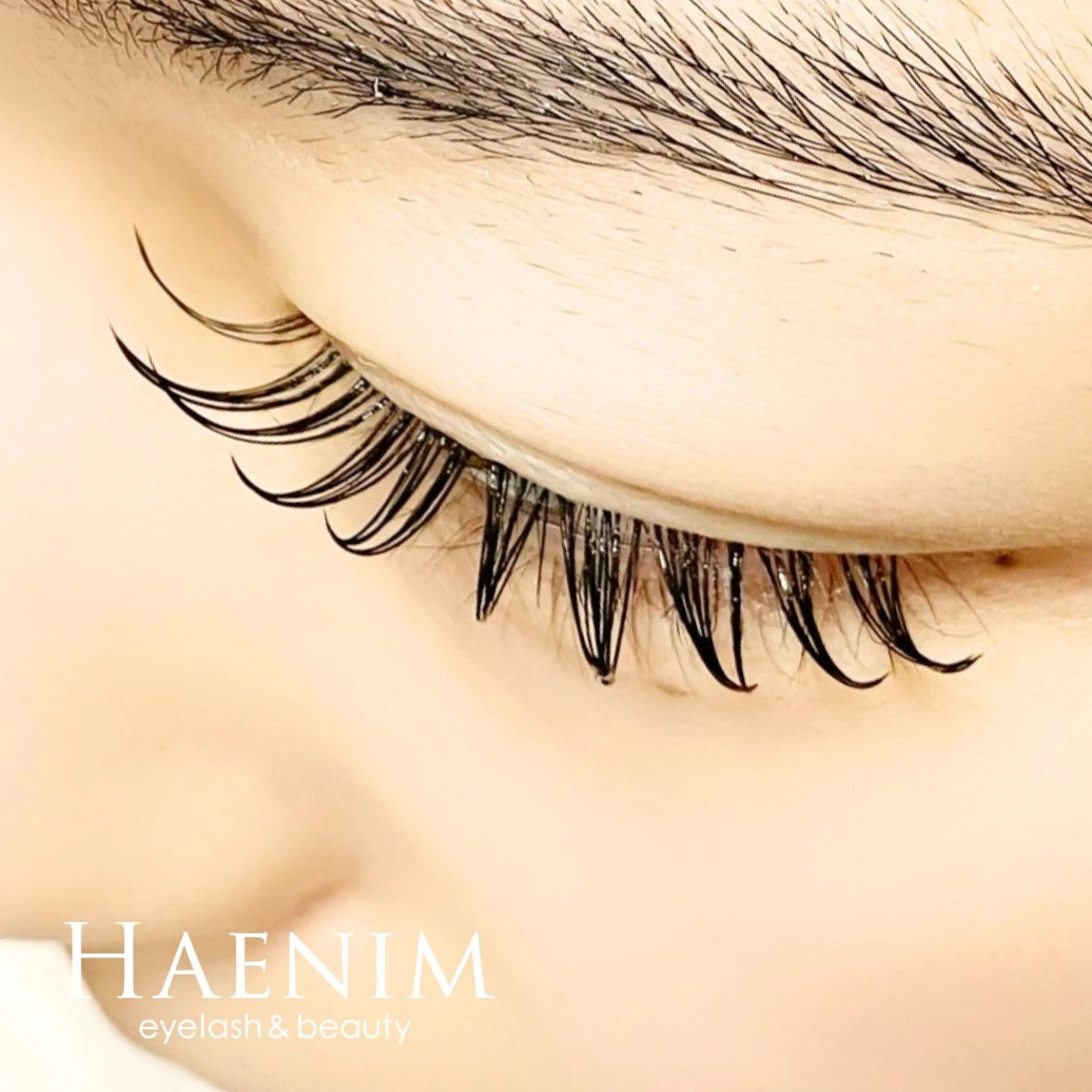 マツエク・マツパ フラットラッシュ Ayaka .のマツエク・マツパデザイン