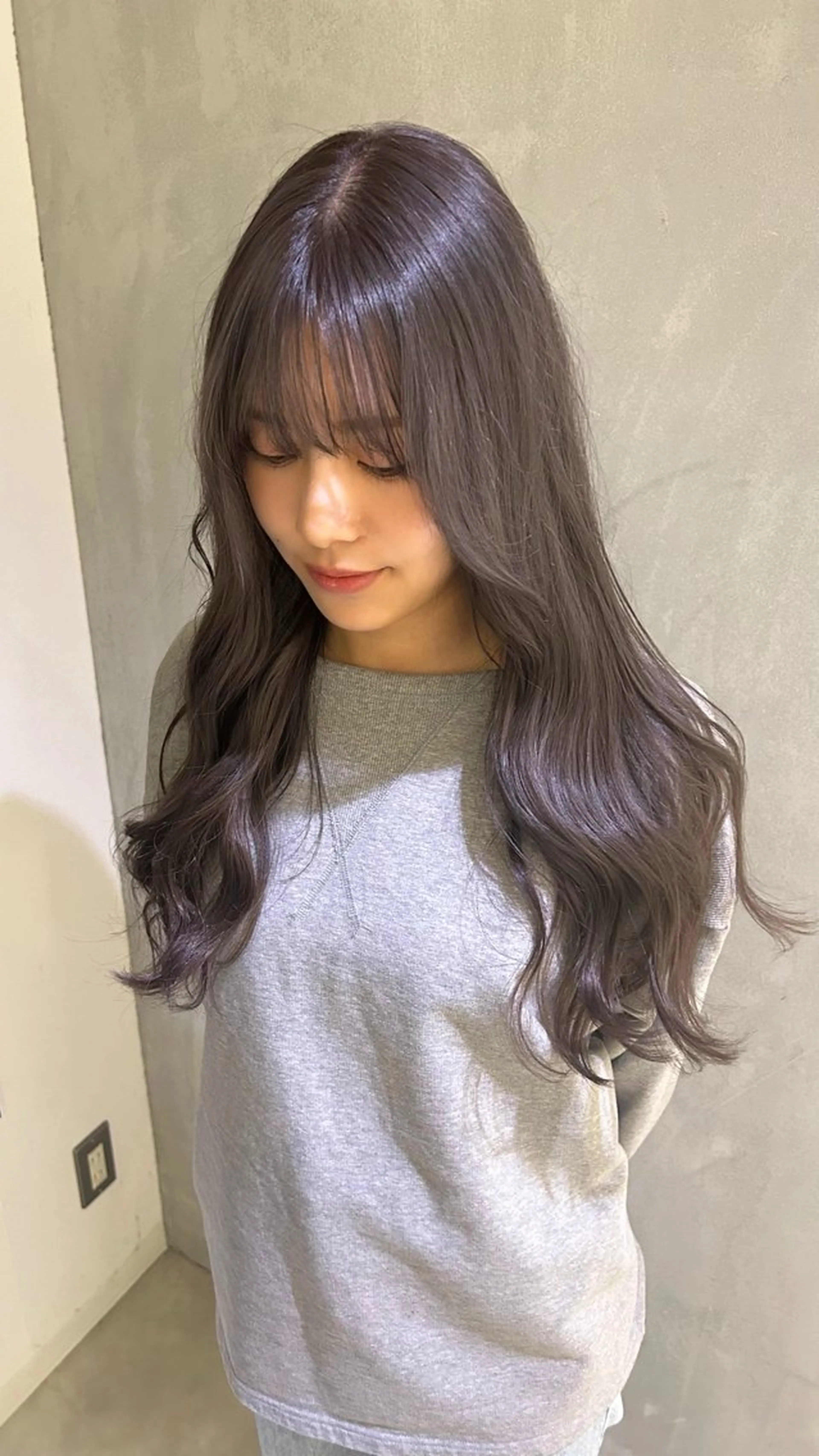 YOKEオリジナルケアカラー＋髪質改善✨️バイカルテ5ステップトリートメント(前髪顔周り、毛先のメンテナンスカット付)の写真