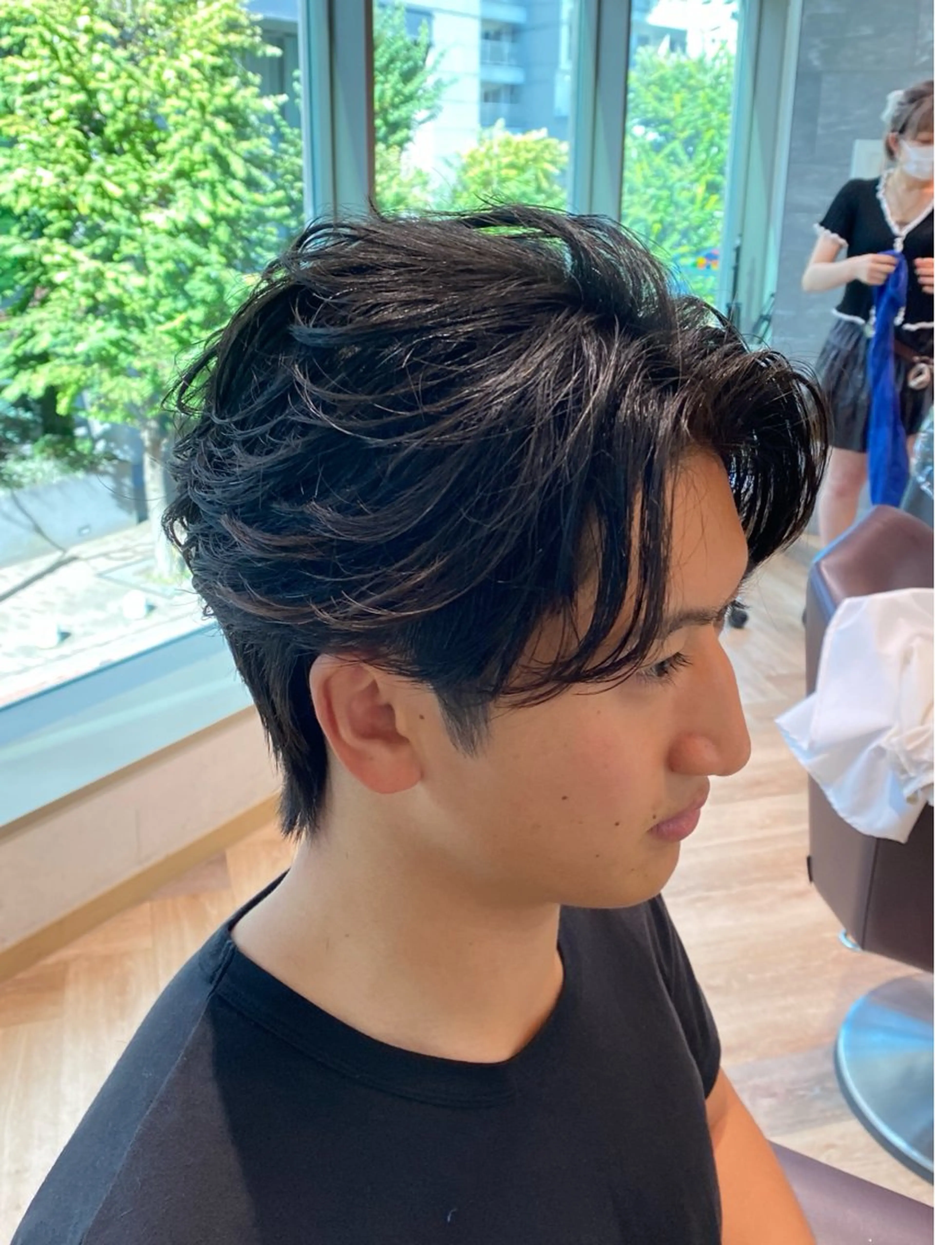 メンズ メンズ特化/フェザー /パーマ/伊勢元のヘアスタイル