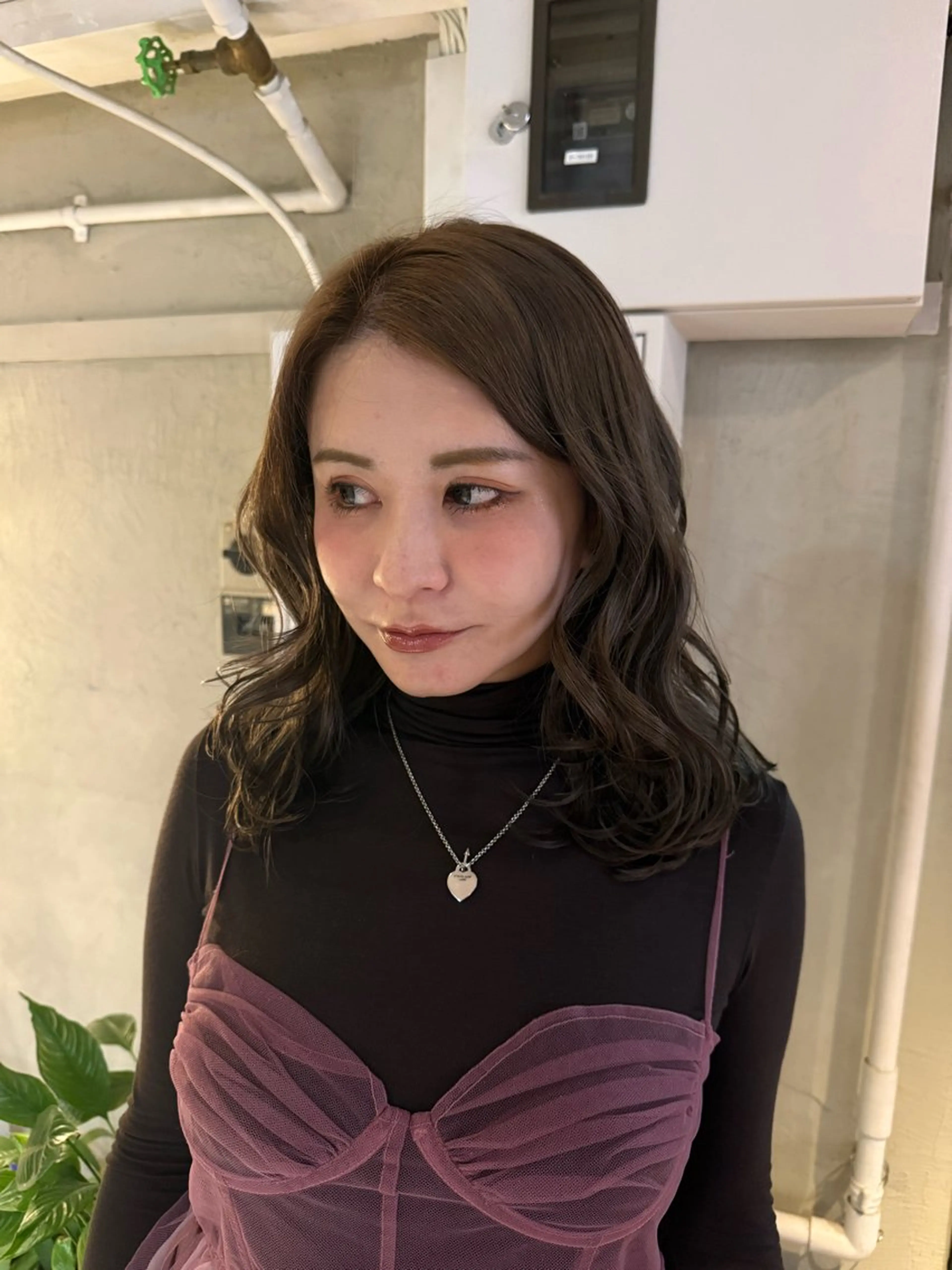 セミロング カラー ヘアアレンジ ヘアカラー トリートメント ヘアセット 海外/ハイトーン🪽 ☯️ami☯️のヘアスタイル