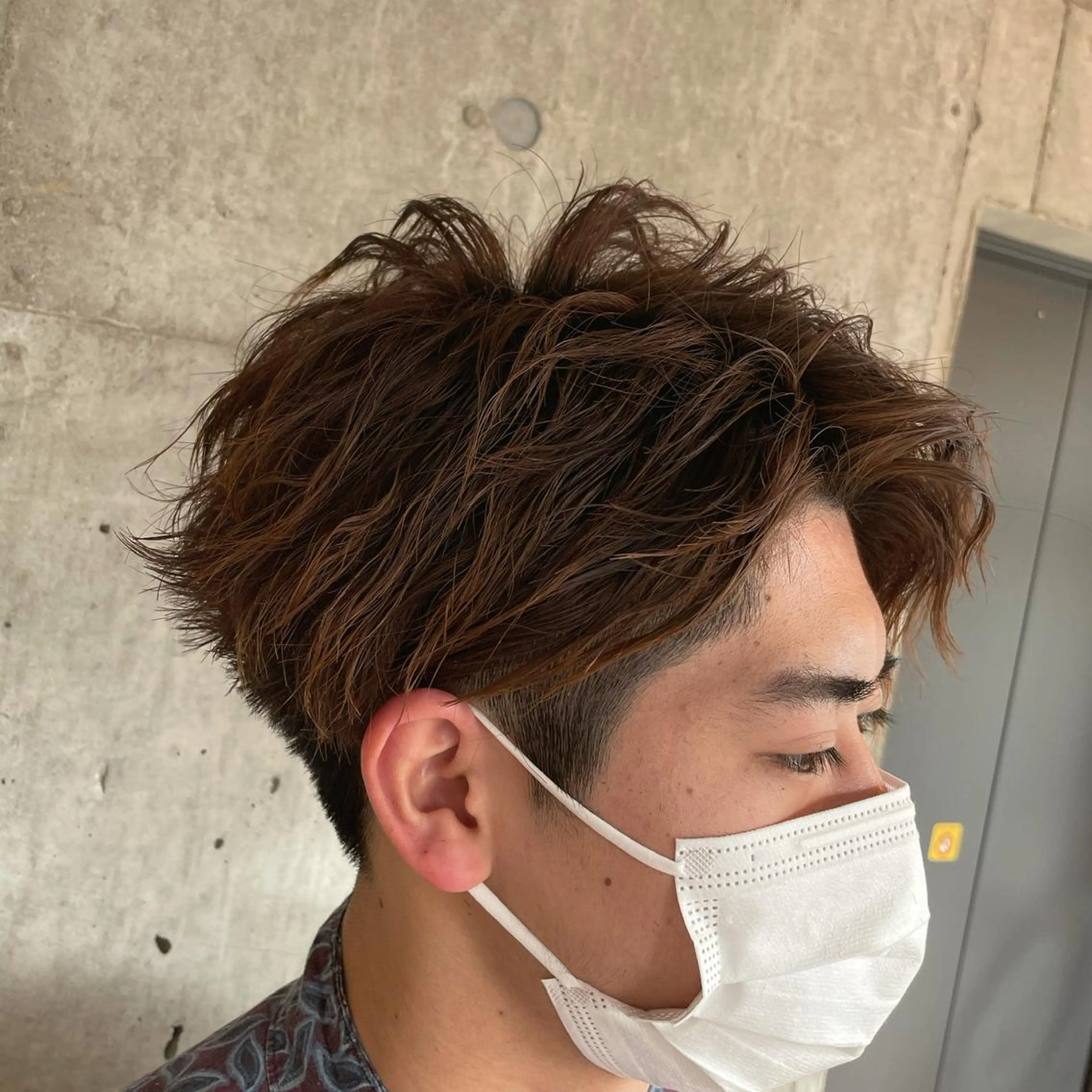ショート メンズ カット ヘアカラー トリートメント 🔥メンズ特化パーマ 🦖増田弘明🦖のヘアスタイル