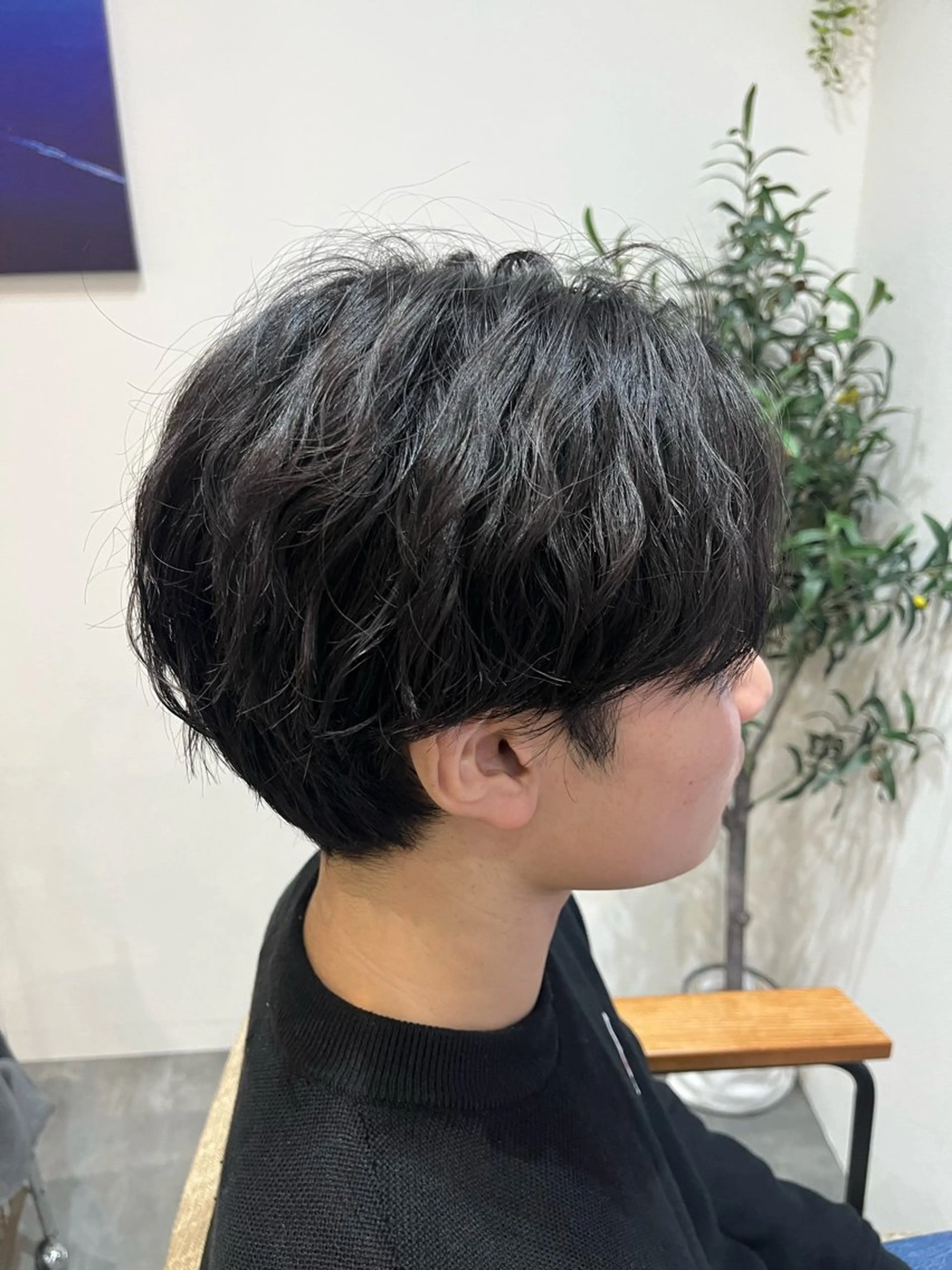 カラー メンズ 藤田 詩織のヘアスタイル