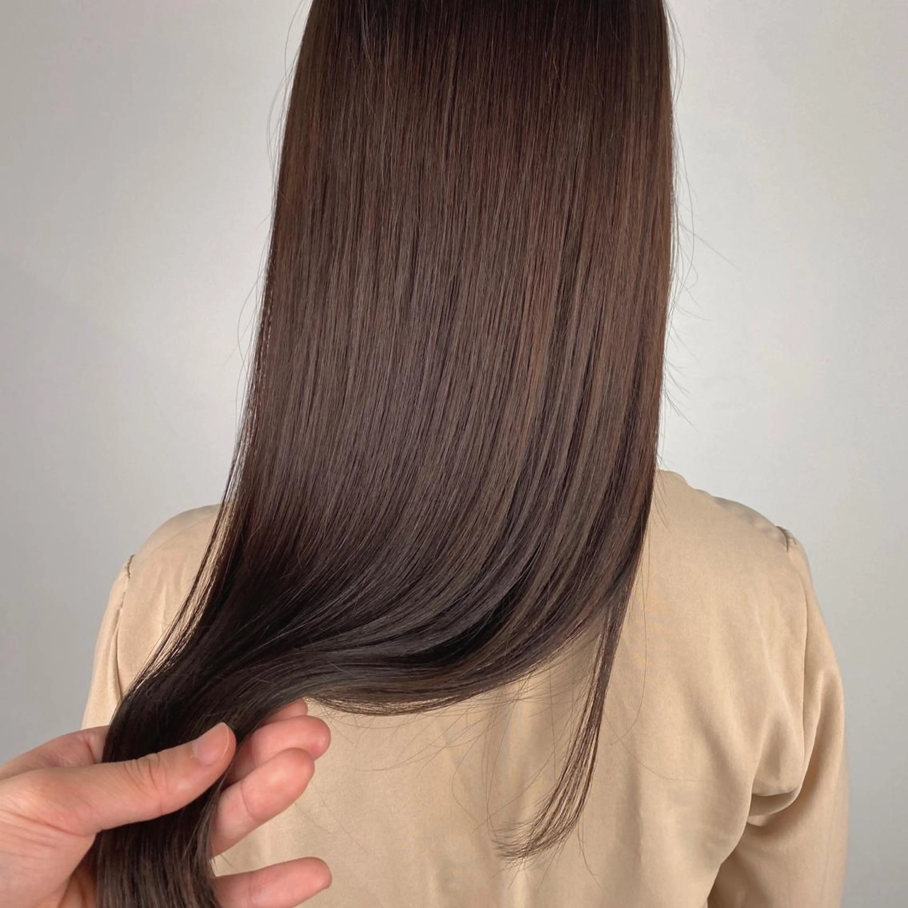 ロング 髪質改善 トリートメント 酸熱トリートメント トリートメント (h)wim ウィムのヘアスタイル