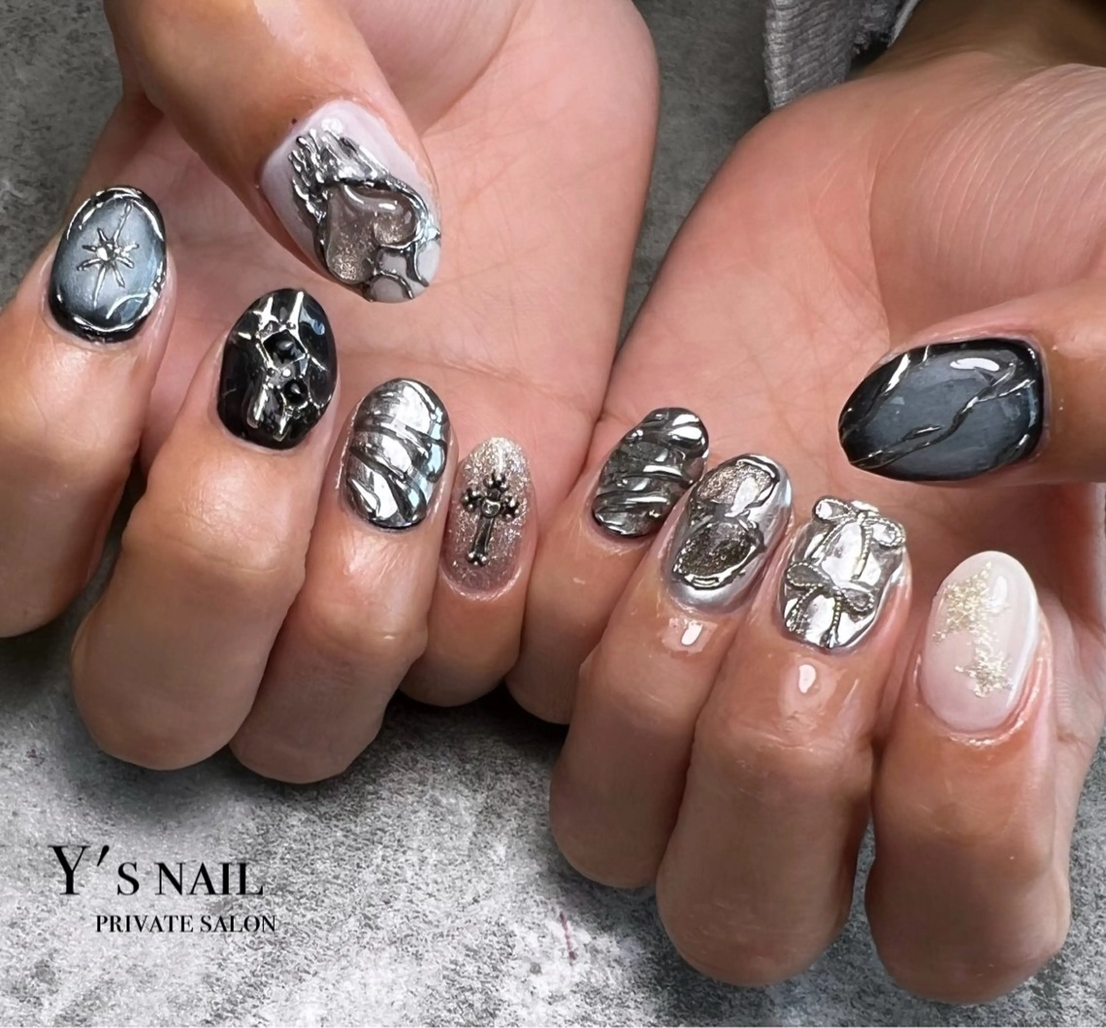ネイル ハンドネイル Y's nail ˚✧₊YUIのネイルデザイン