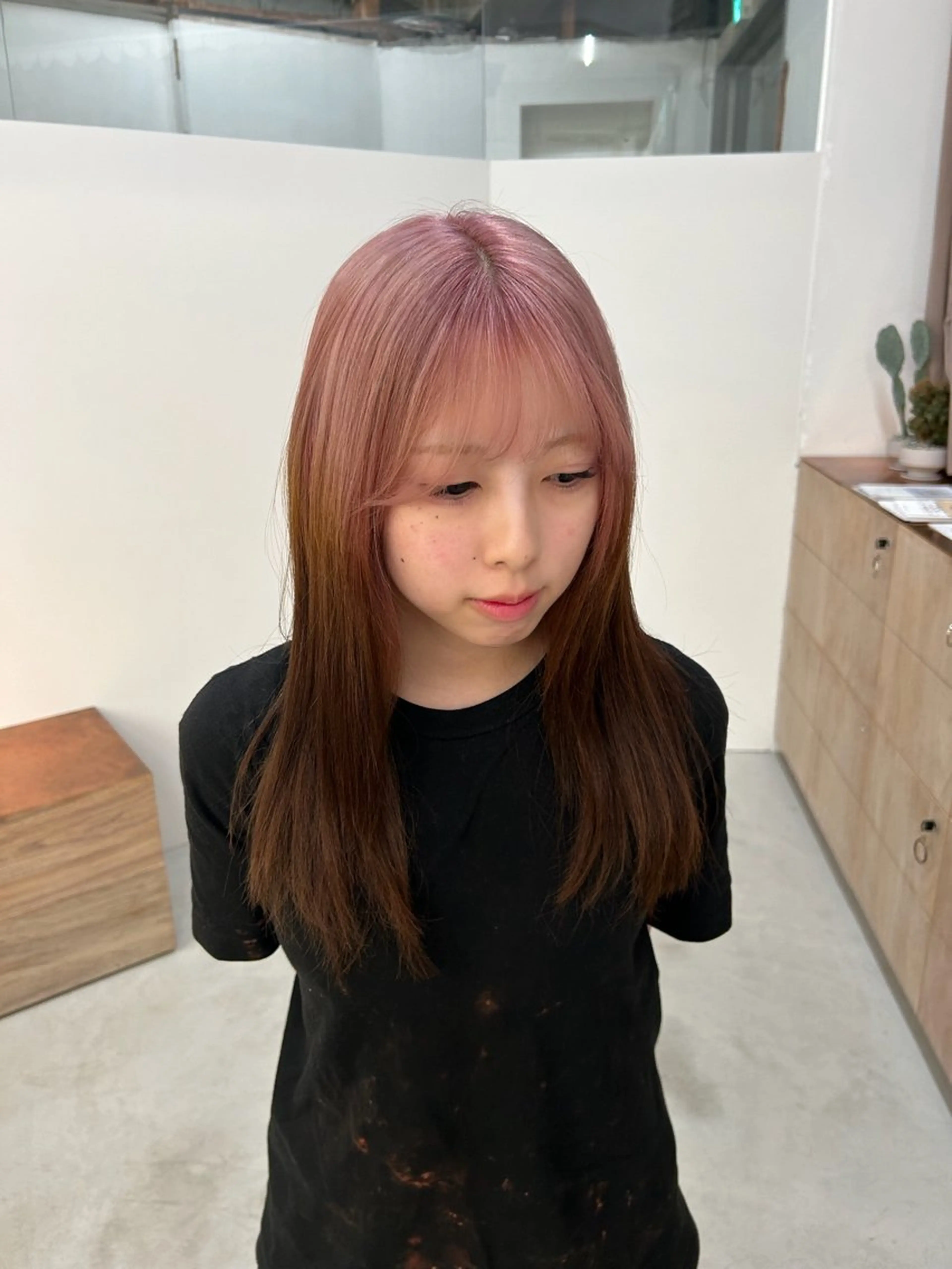 ロング カラー ヘアカラー the　hinc所属・ひな🐥 ボブ/ハイトーン🫧のヘアスタイル