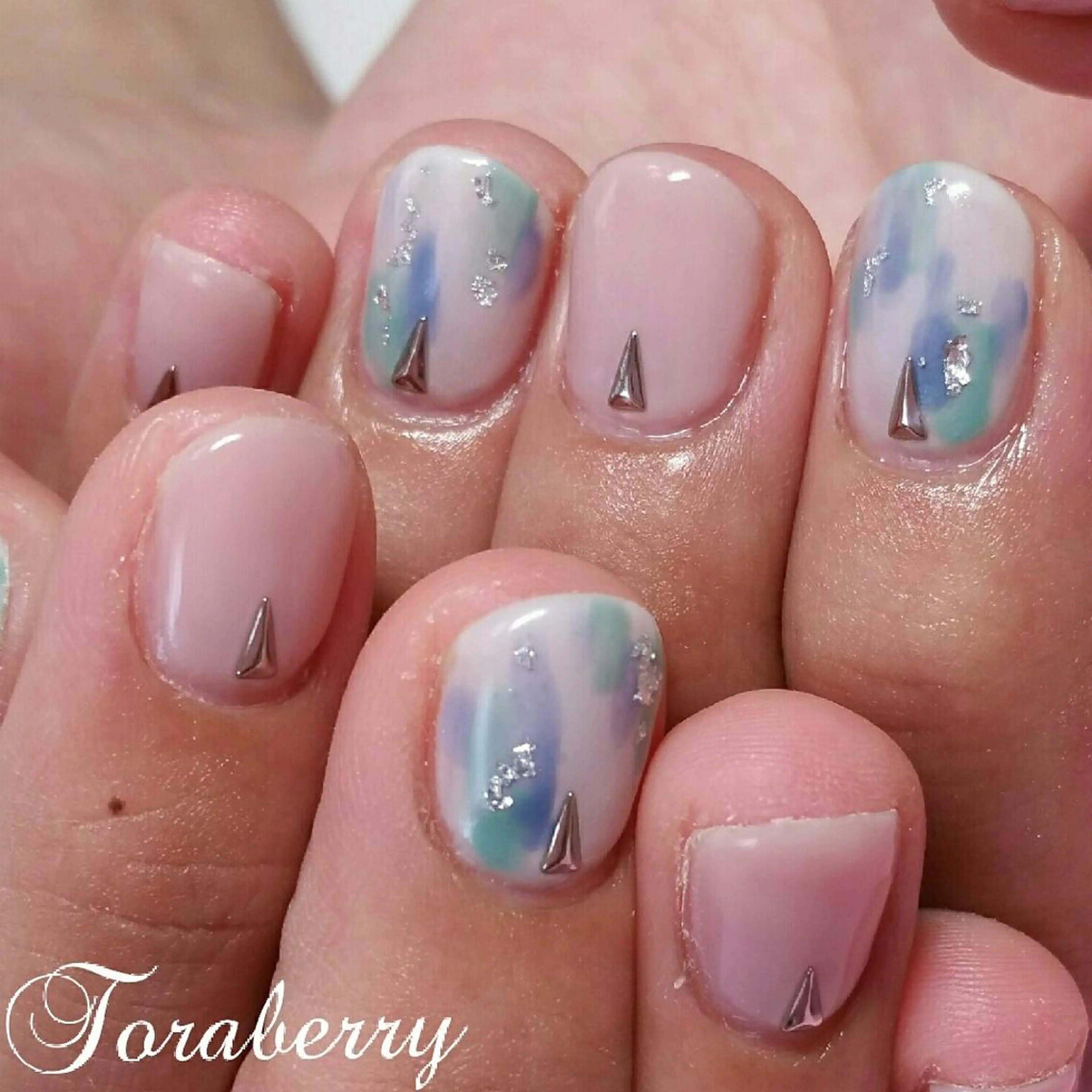 ネイル ニュアンスネイル ネイリスト なつみのネイルデザイン