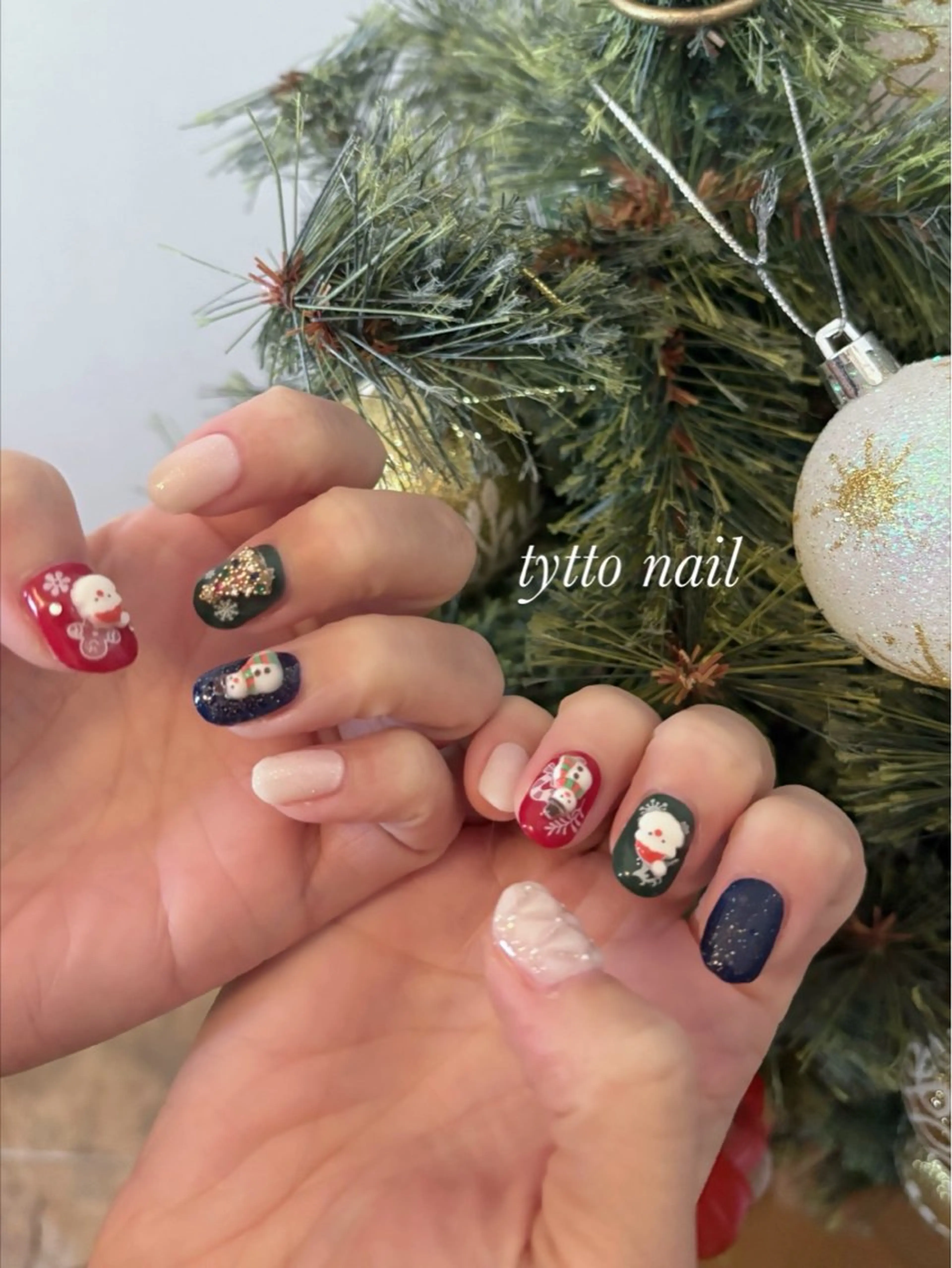 ネイル グラデーション オフィスネイル ワンカラーネイル ショートネイル 冬ネイル tytto nail ❤︎‪‪eri‪‪のネイルデザイン