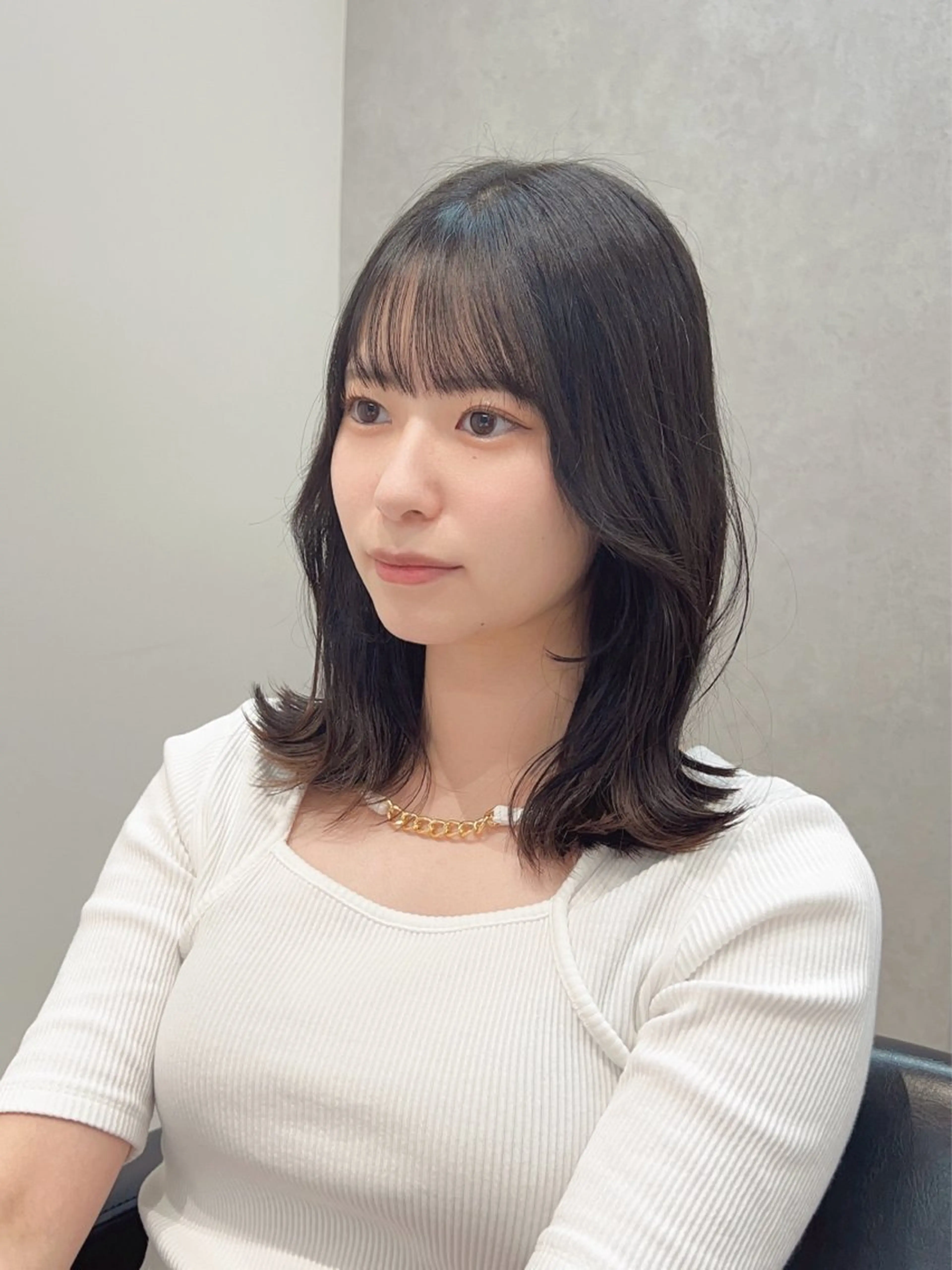 ミディアム 髪質改善 ヒデのヘアスタイル