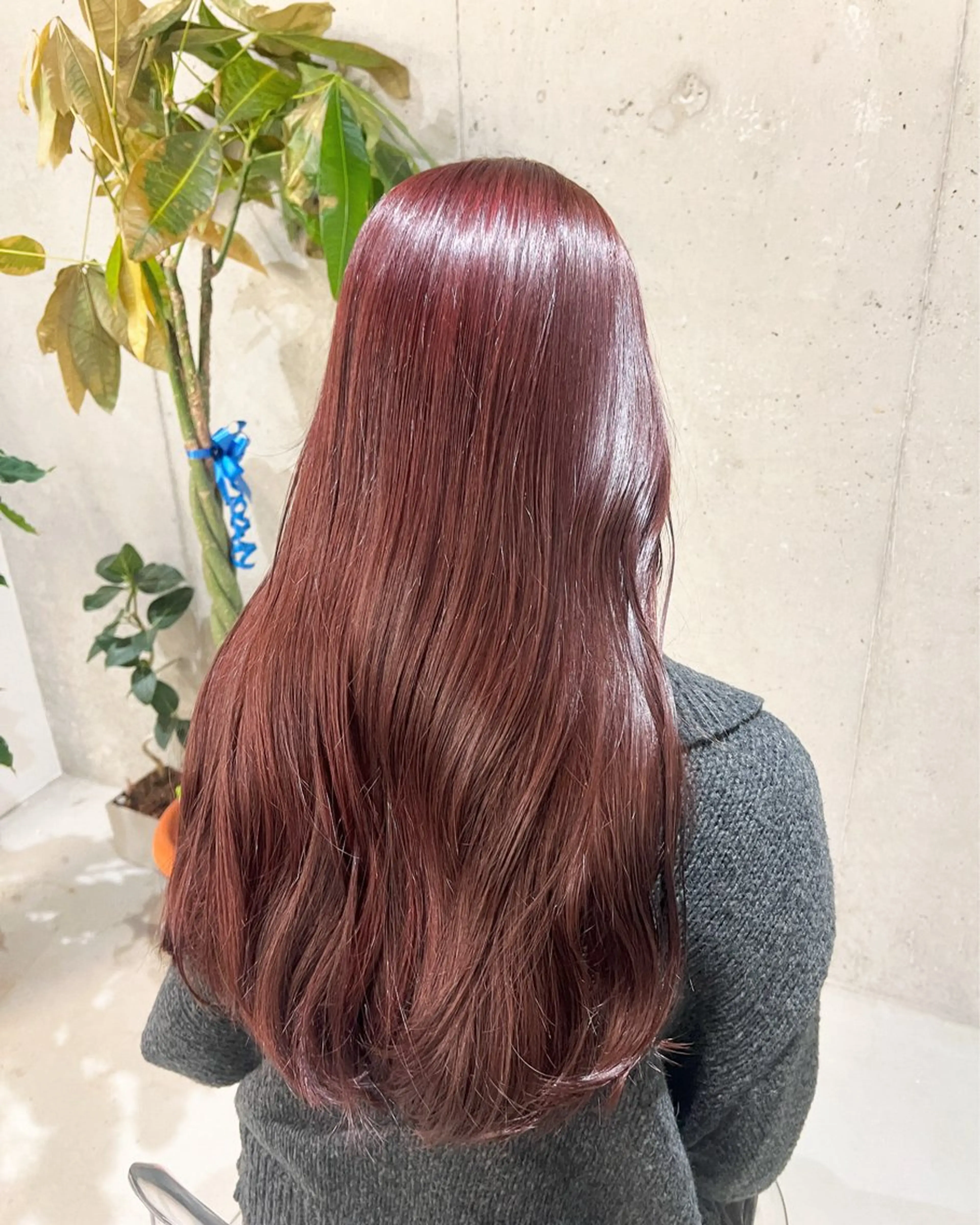 ロング くせ毛 髪質改善 縮毛矯正 トリートメント ヘアカラー トリートメント 頓所 大昂のヘアスタイル