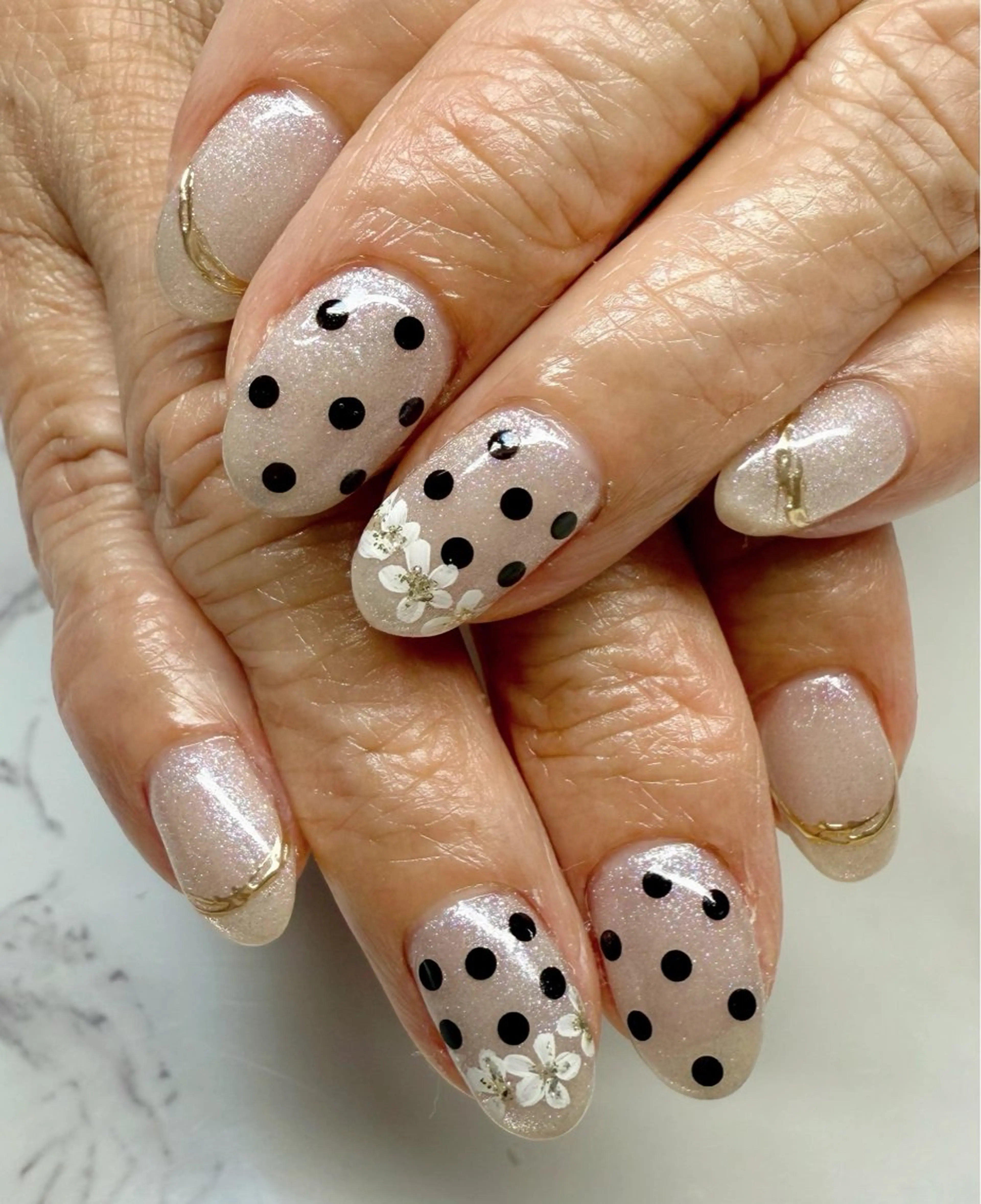 ネイル アートネイル チークネイル フレンチネイル 氷ネイル・うるうるネイル キラキラネイル M.N_ nailのネイルデザイン