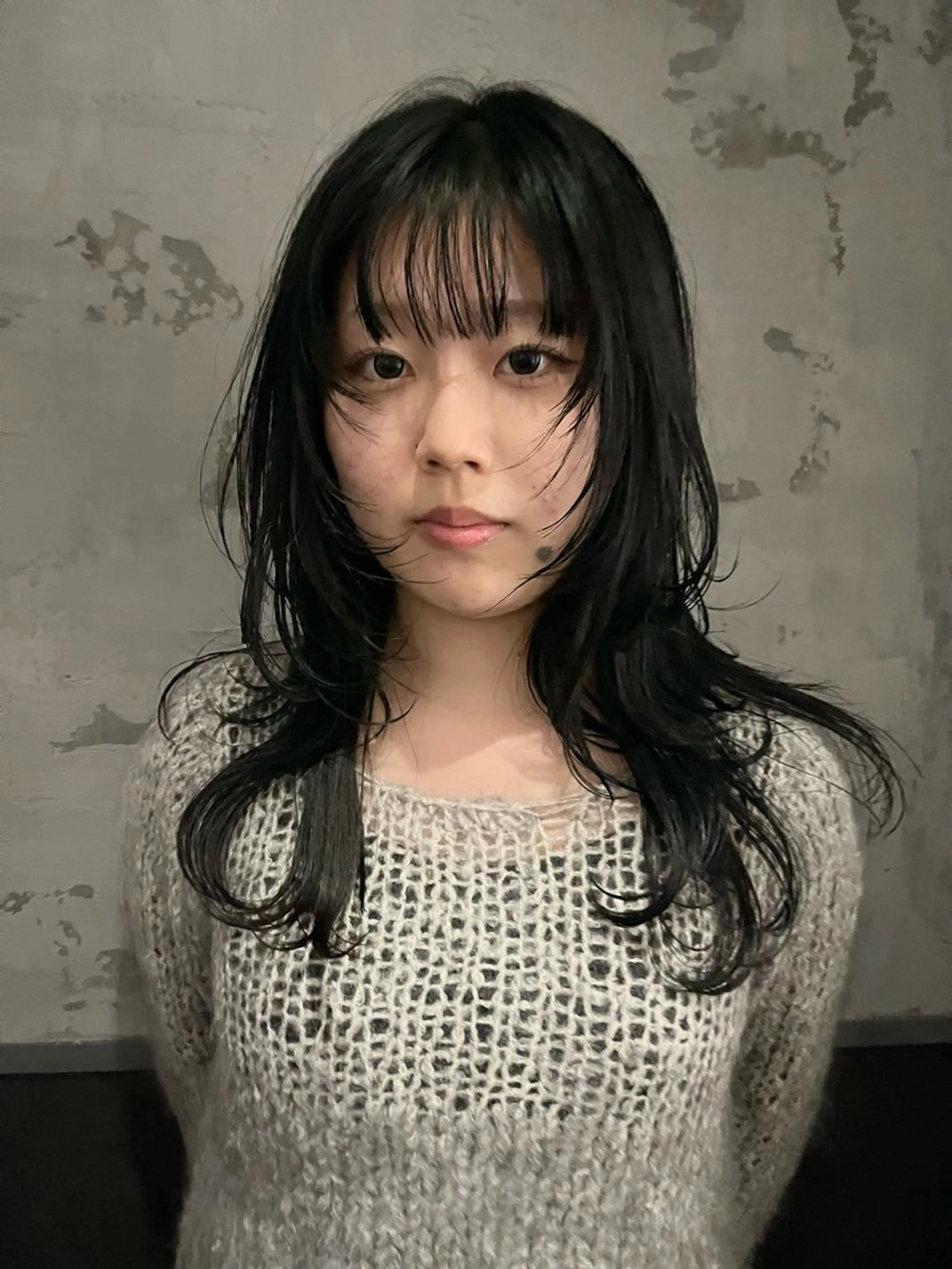 ロング カラー カット ヘアカラー トリートメント 田中 里奈のヘアスタイル