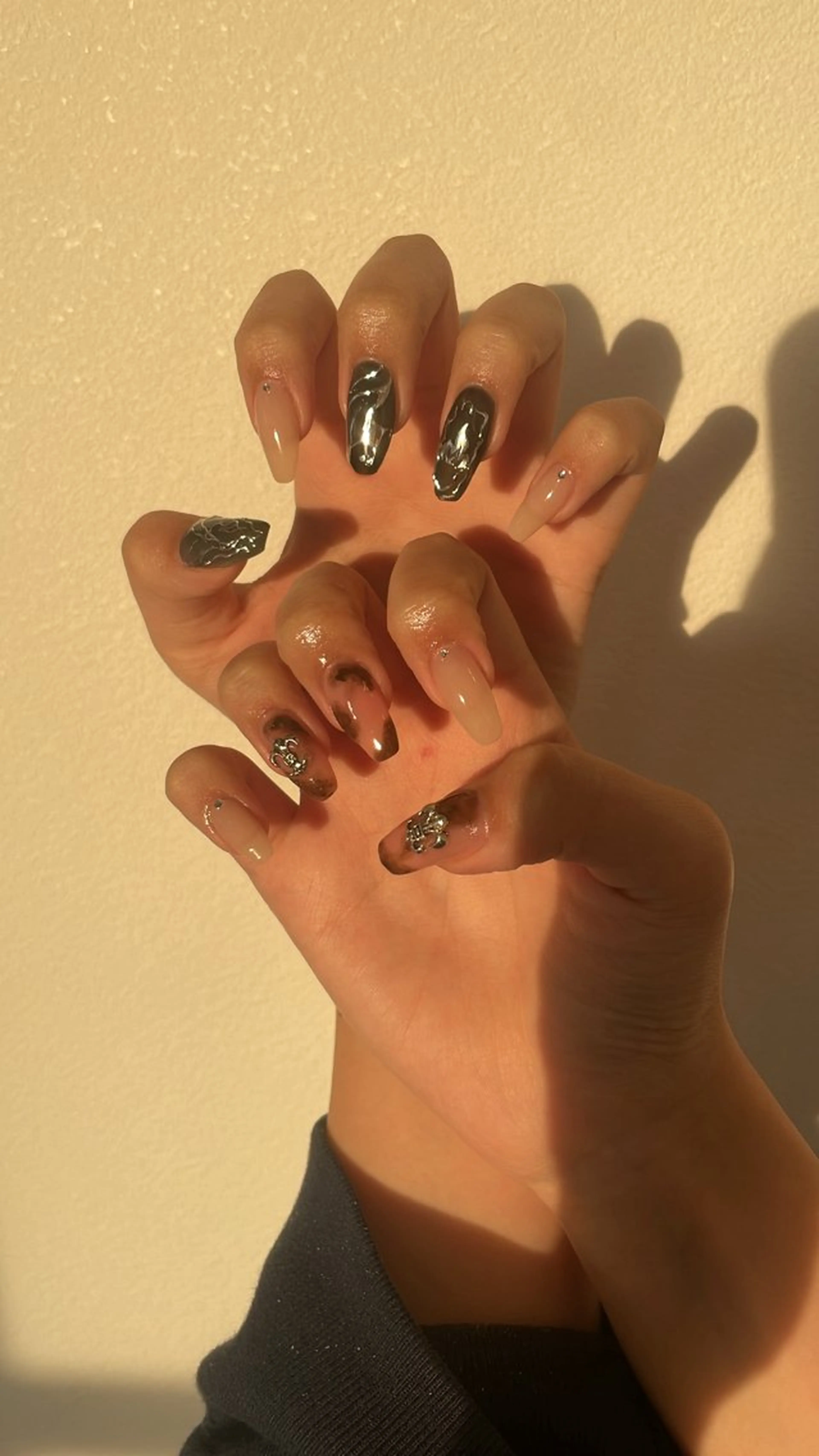 ネイル 🫧飛山琉桜/二条 ネイルアート/束感のマツエク・マツパデザイン