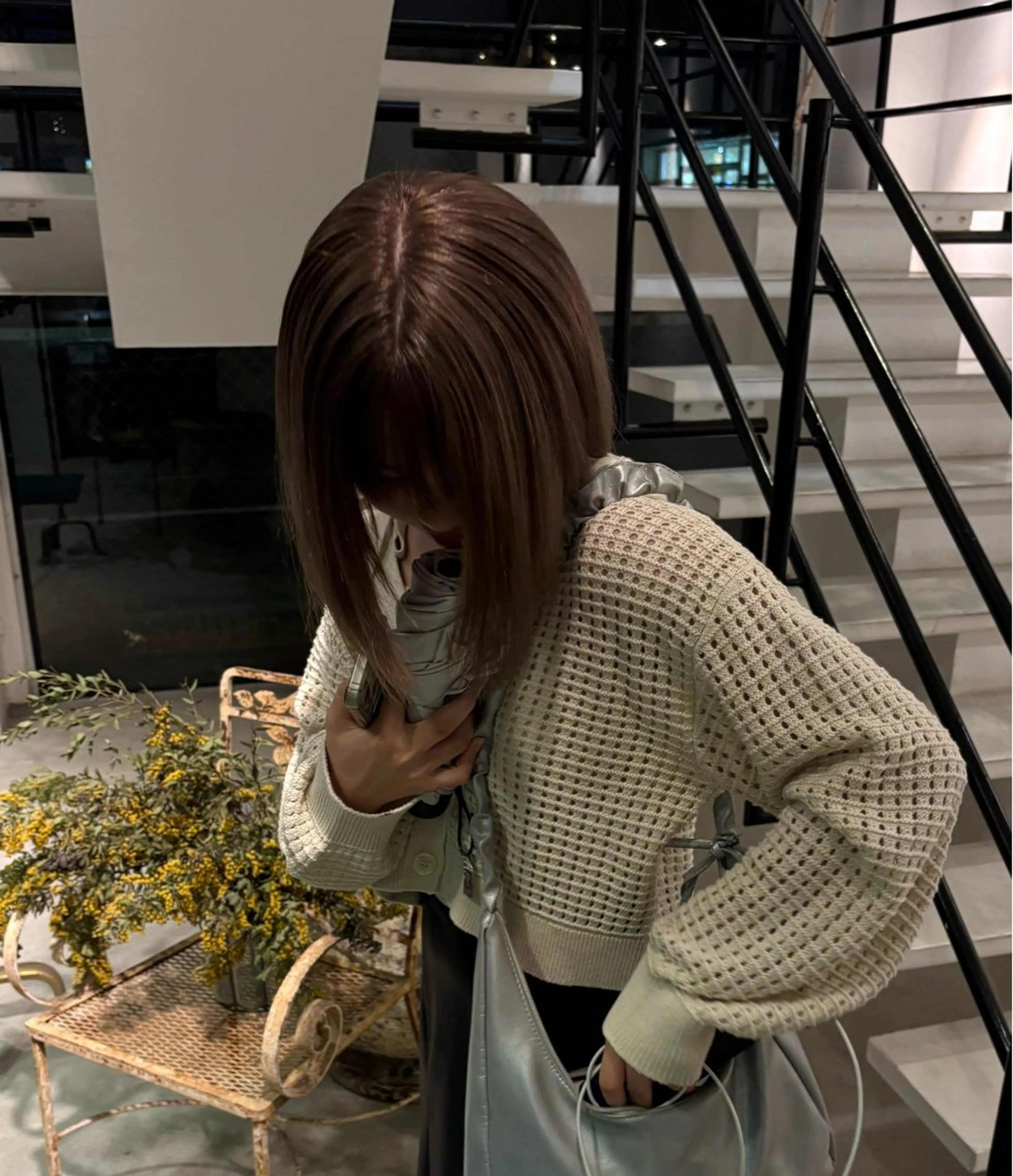 ミディアム 丹羽 亮平のヘアスタイル