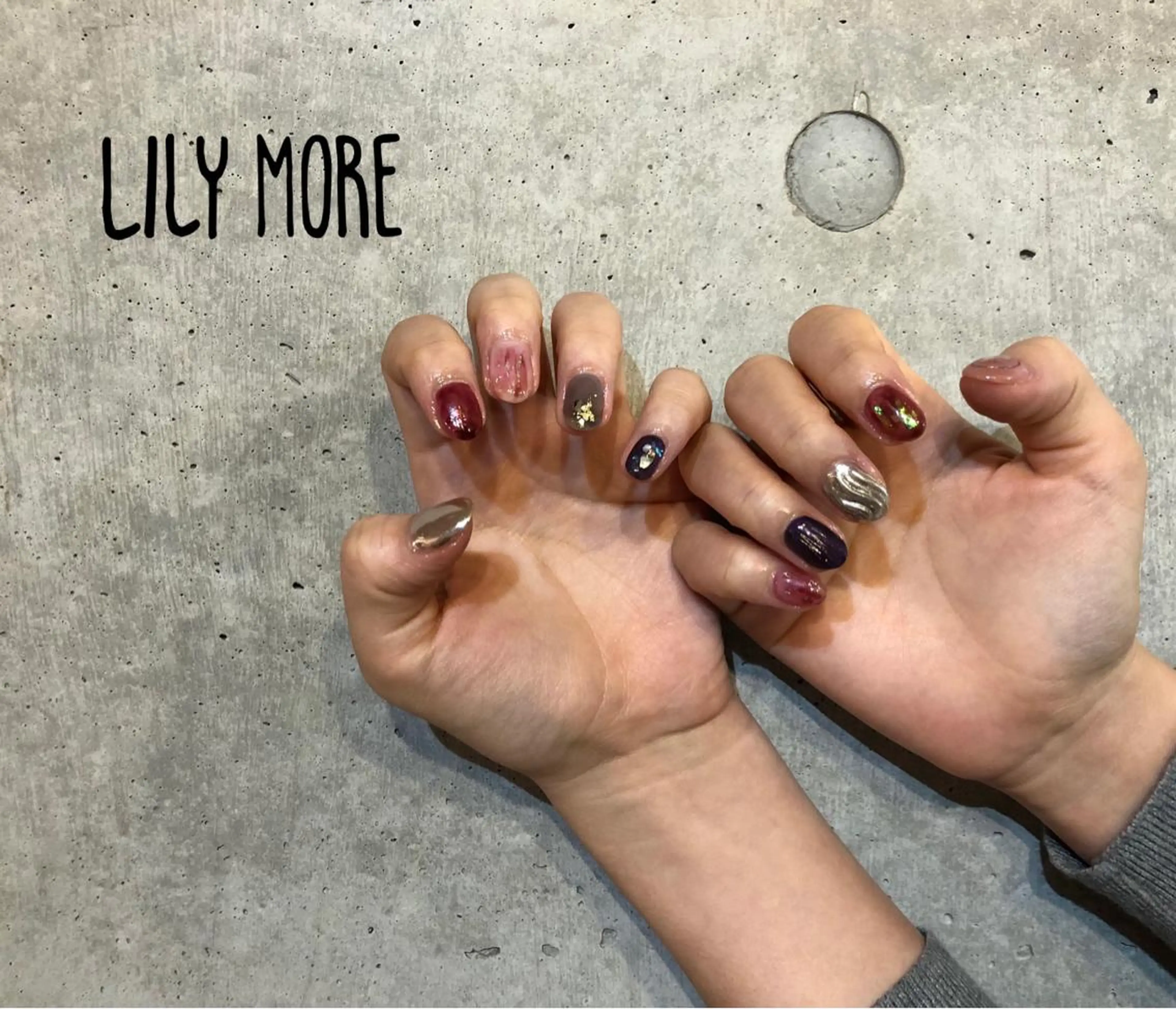 ネイル ニュアンスネイル Lily closetのネイルデザイン