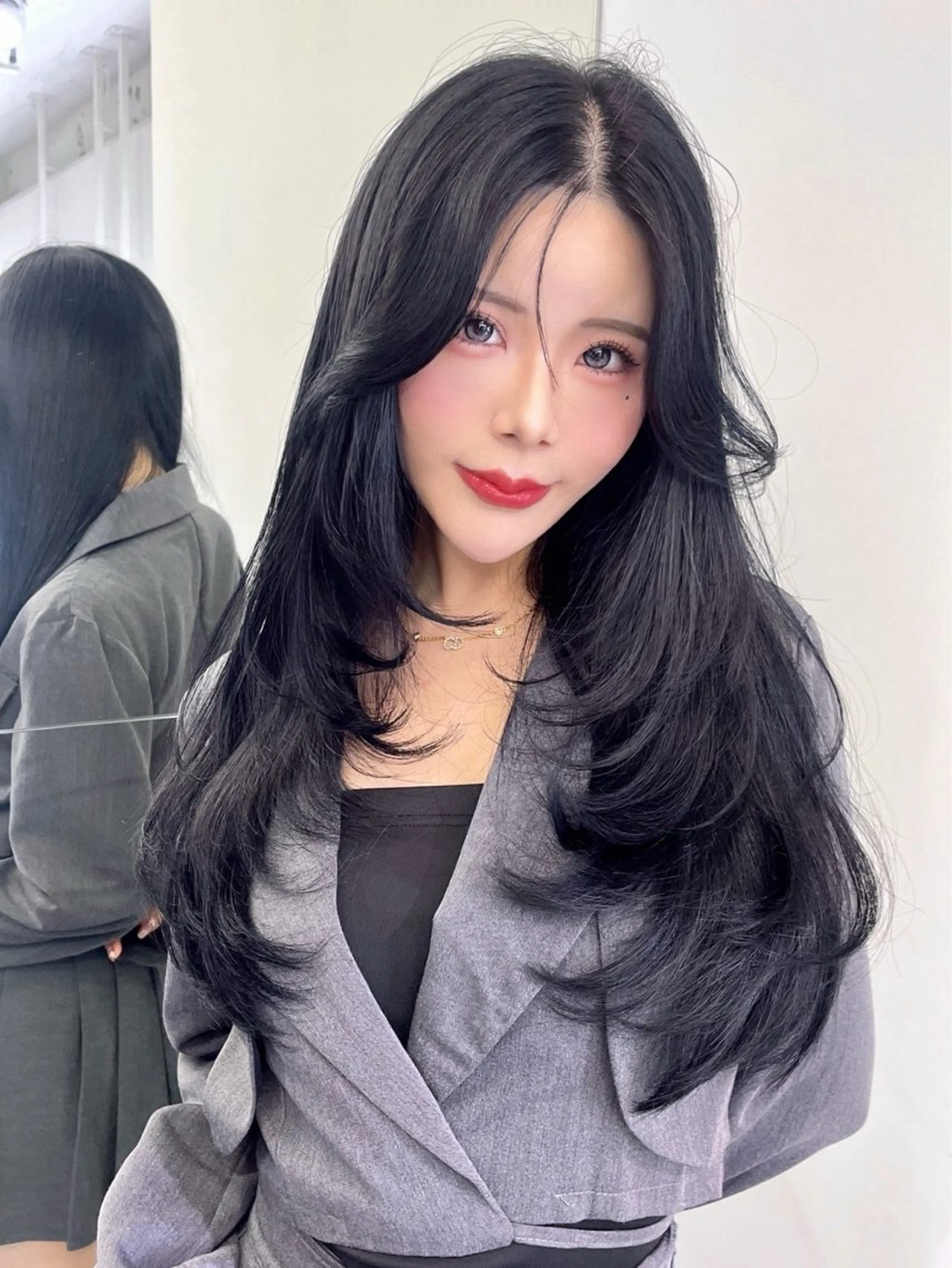 ロング カラー ヘアアレンジ トリートメント 韓国ヘア/髪質改善 TAKAHIROのヘアスタイル