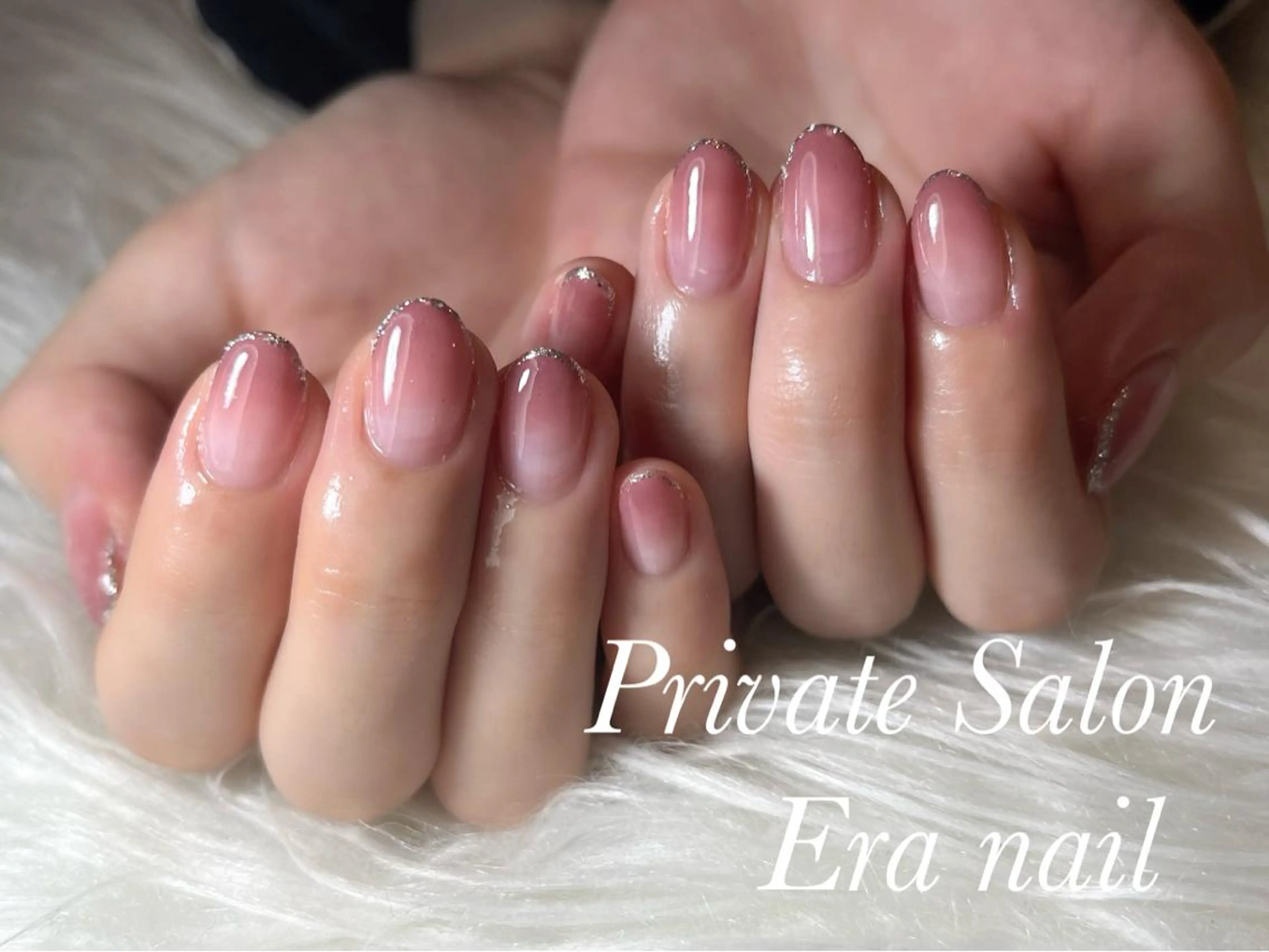 ネイル グラデーション ラメ(グリッター) Era nailのネイルデザイン