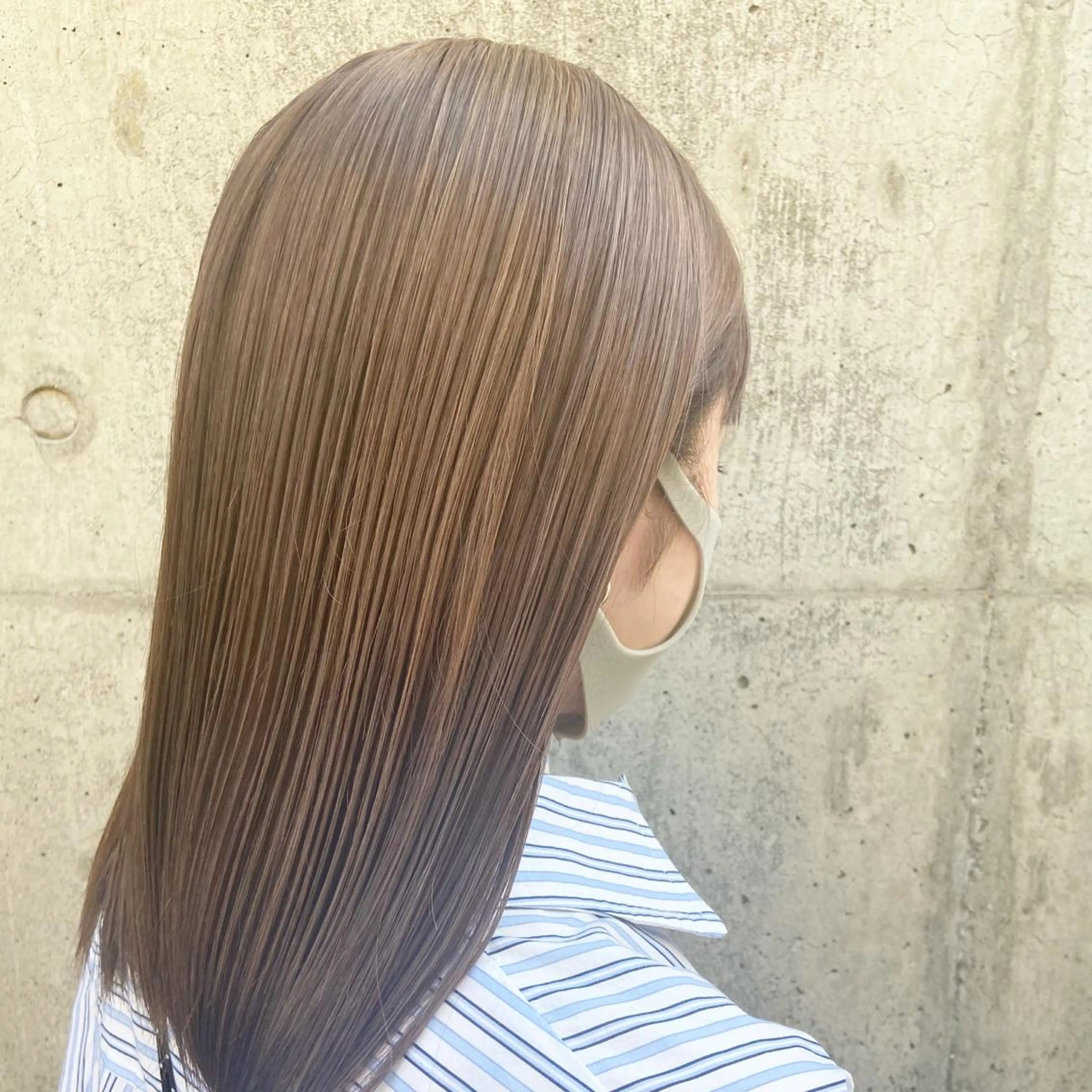 カラー Lamana所属・透明感カラー/ 加瀬たまものヘアスタイル