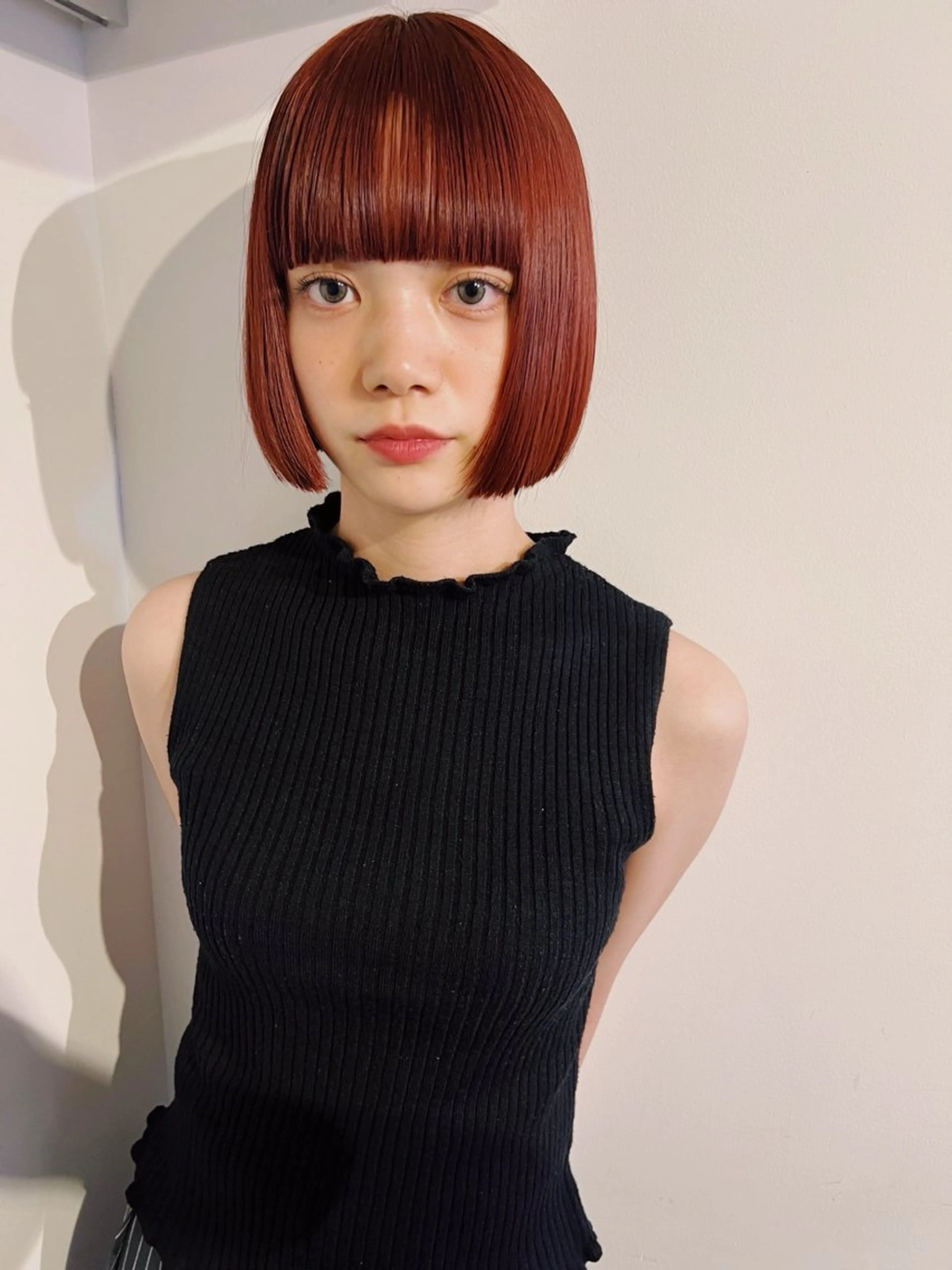 カラー ボブ/透明感カラー Fukaのヘアスタイル