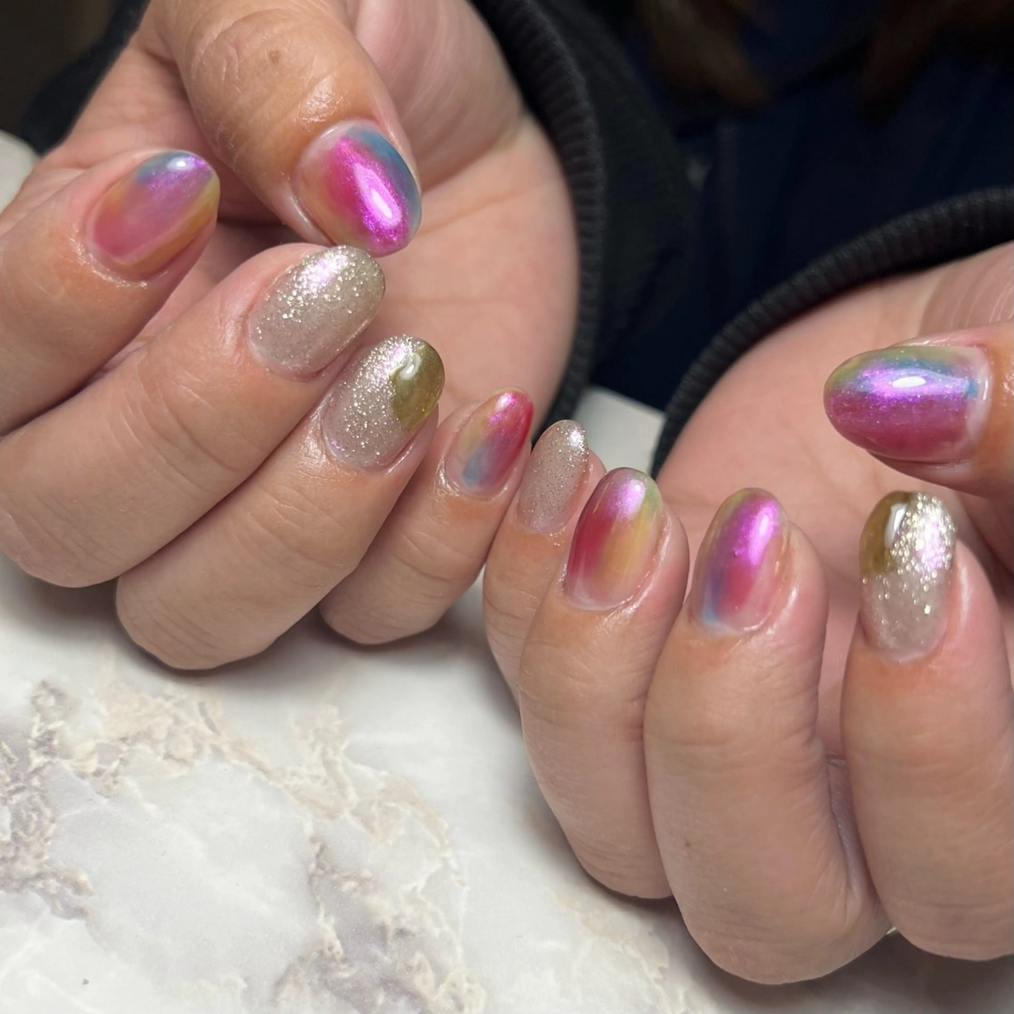 ネイル アートネイル ニュアンスネイル ハンドネイル 港区ネイル🌼*･ Shainon池田のネイルデザイン