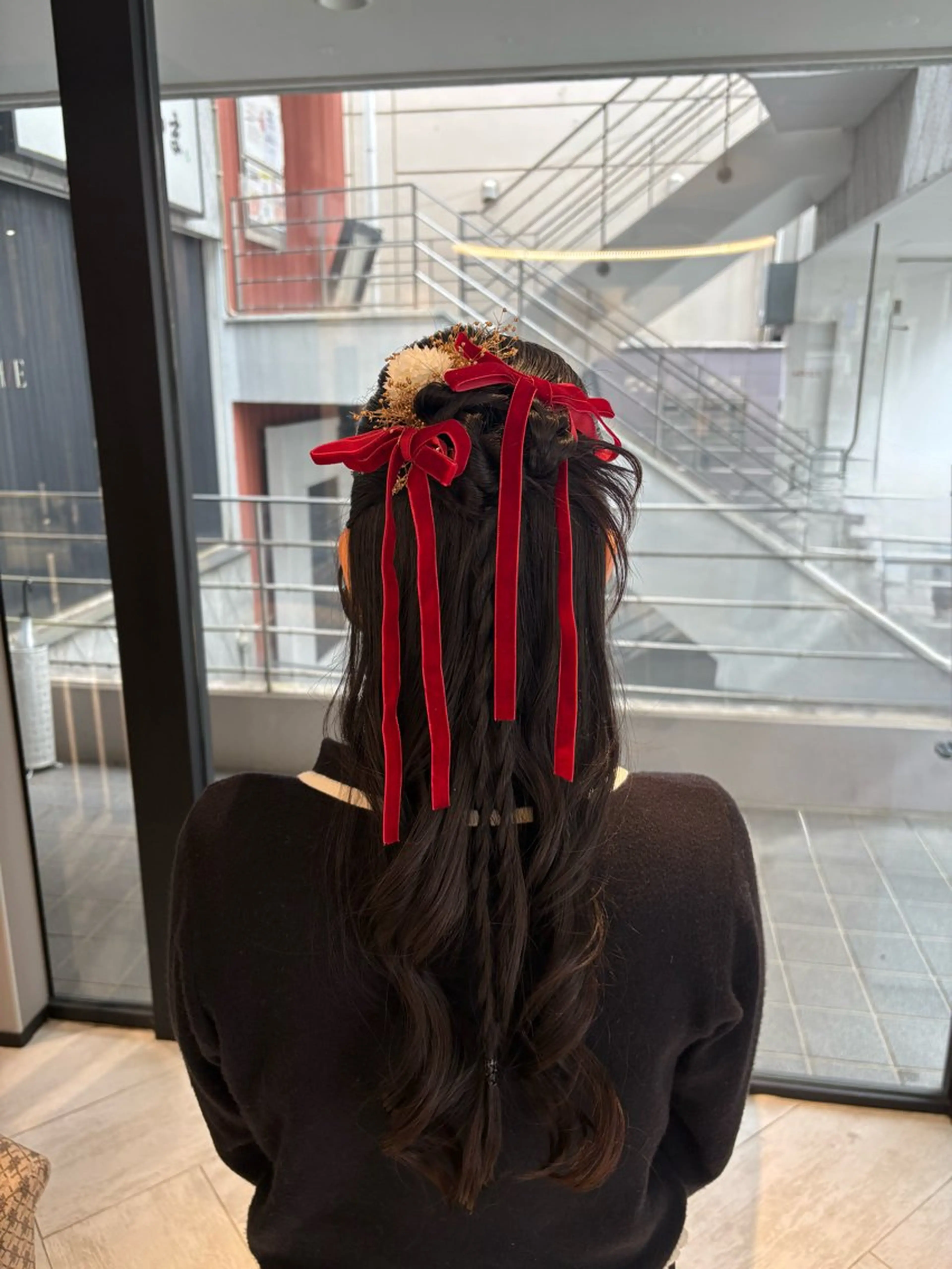 ヘアアレンジ カット ヘアセット 誰もが憧れる艶髪✨ /アレンジヘア🎀のヘアスタイル