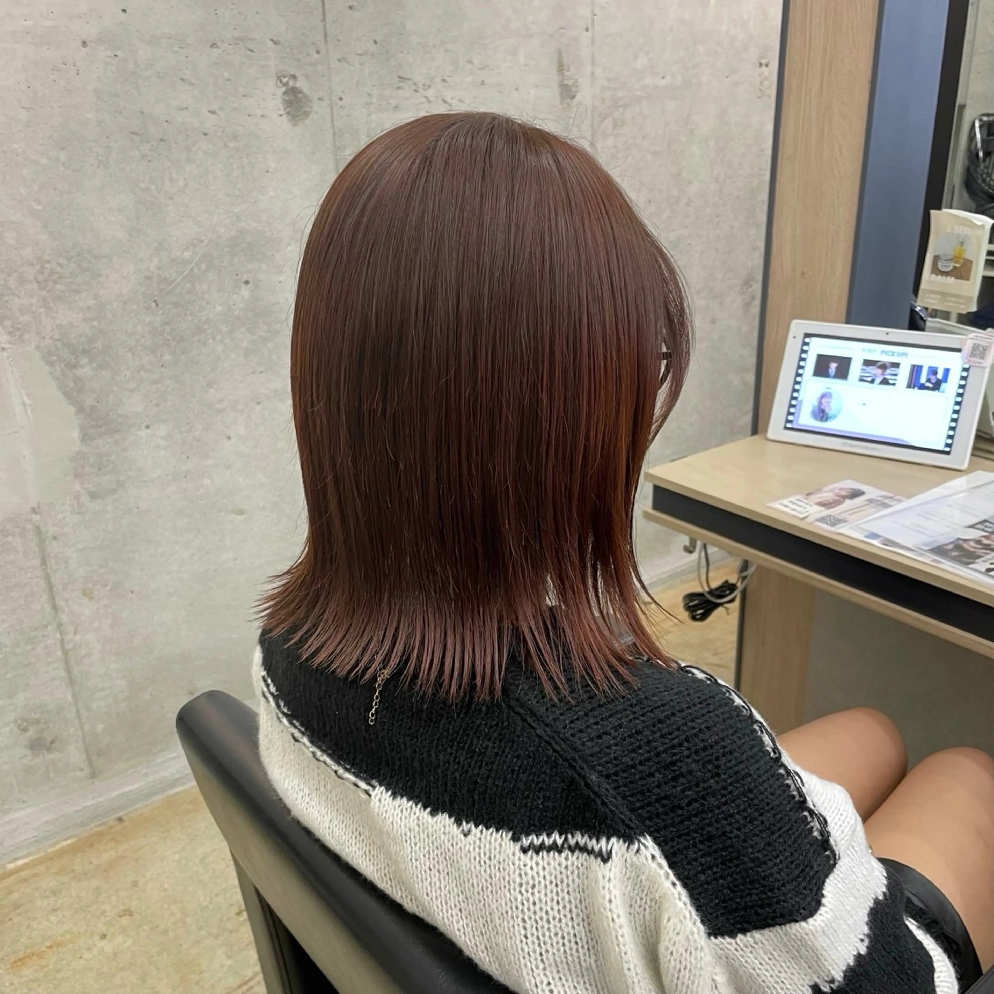 💞カット+カラー+前処理トリートメント🐈‍⬛💞の写真