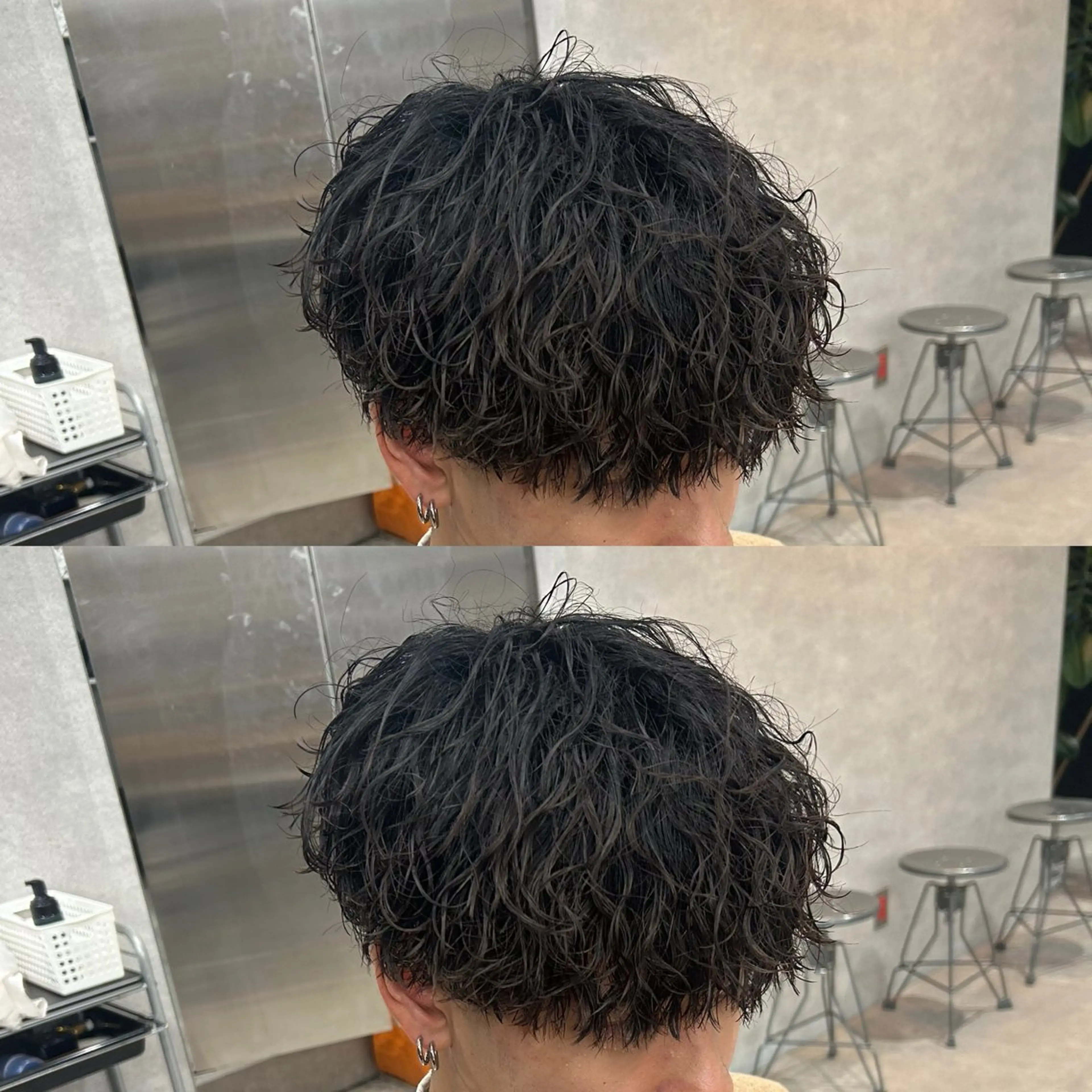 パーマ メンズ カット パーマ トリートメント ヘッドスパ ヘアセット イケメン製造機 🔥上原沙羅🔥のヘアスタイル