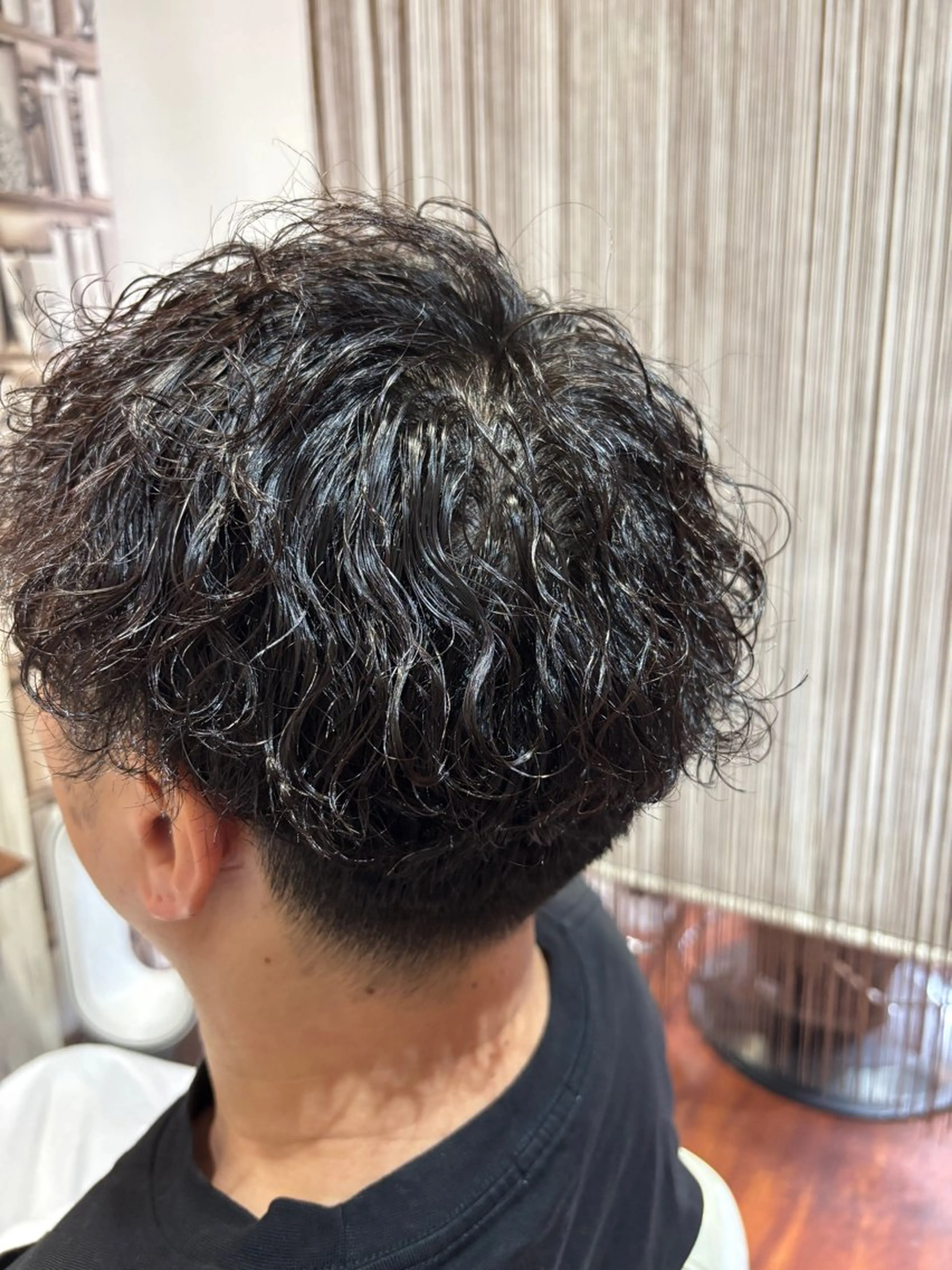 ショート パーマ メンズ ビジネス メンズパーマ 波巻きパーマ 髪質改善 縮毛矯正 creative hair ace所属・及川 悟のその他イメージ