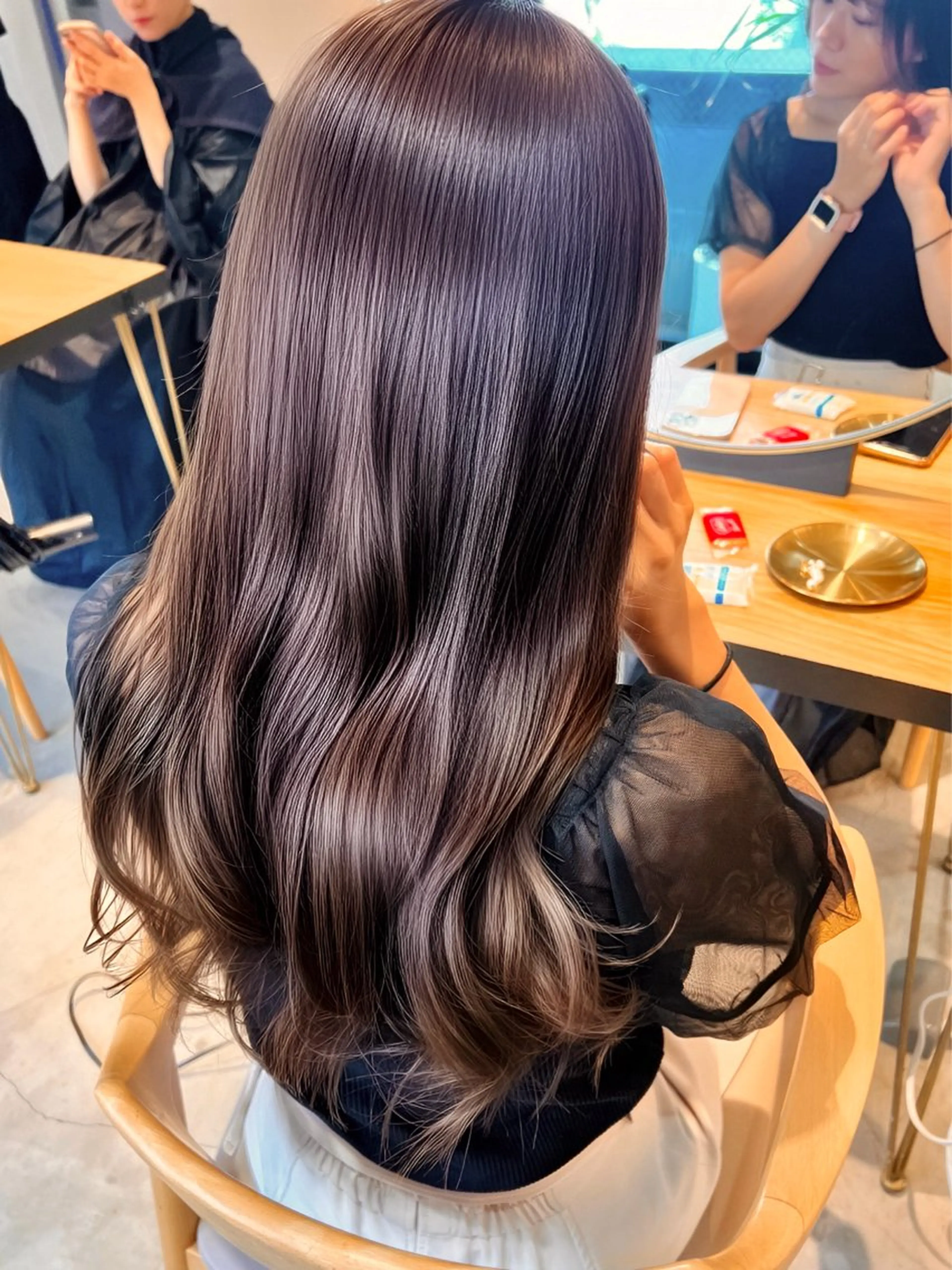 セミロング レイヤーカット カット ヘアカラー トリートメント 透明感カラー/ mizukiのヘアスタイル